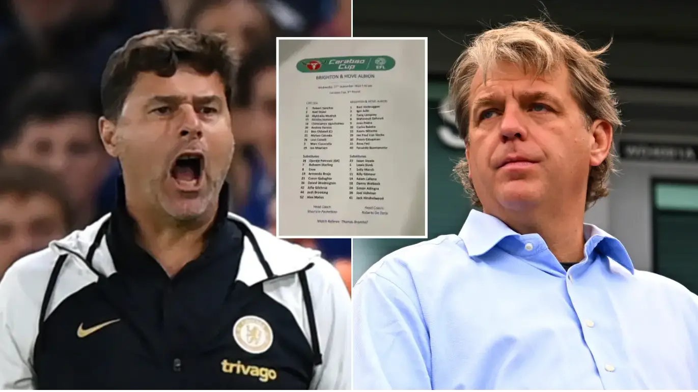 Chelsea name player from another Premier League side on team sheet in bizarre mix-up ahead of Brighton win