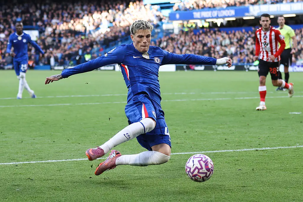 Alejandro Garnacho in action for Chelsea (Credit:Getty)