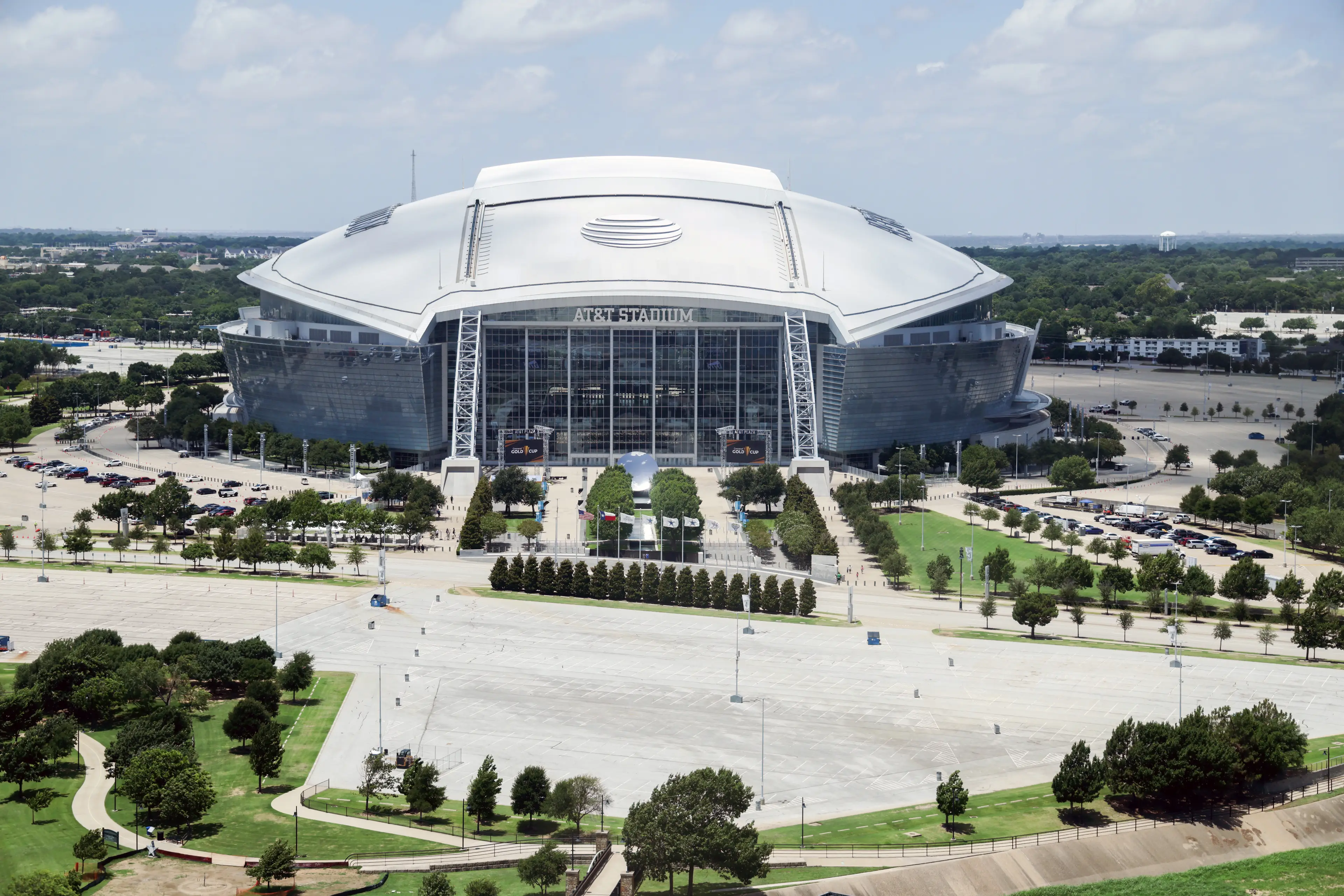 The AT&T Stadium, home of the Dallas Coyboys. Image credit: Getty