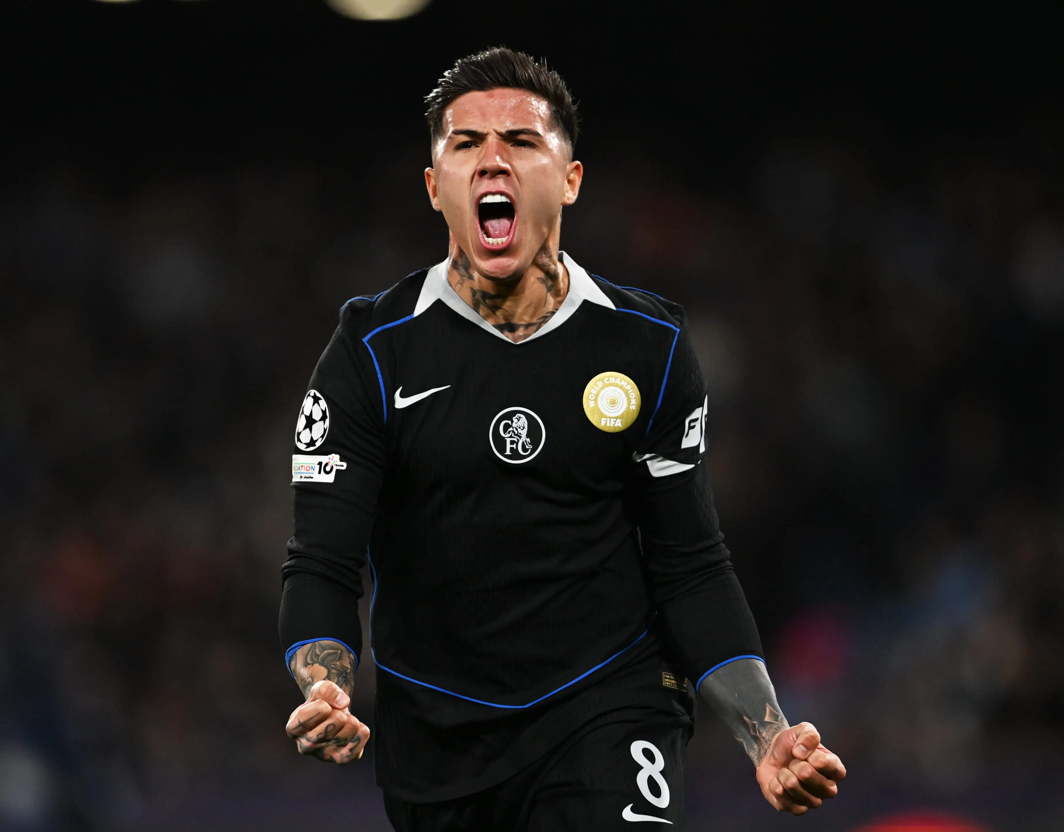 Chelsea midfielder Enzo Fernandez pictured (Image: Getty)