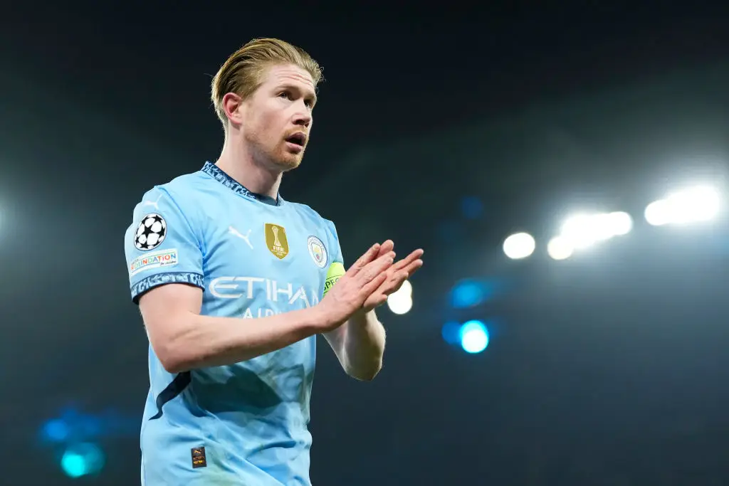Kevin De Bruyne has made just 26 appearances for Manchester City this season. (Image: Getty)