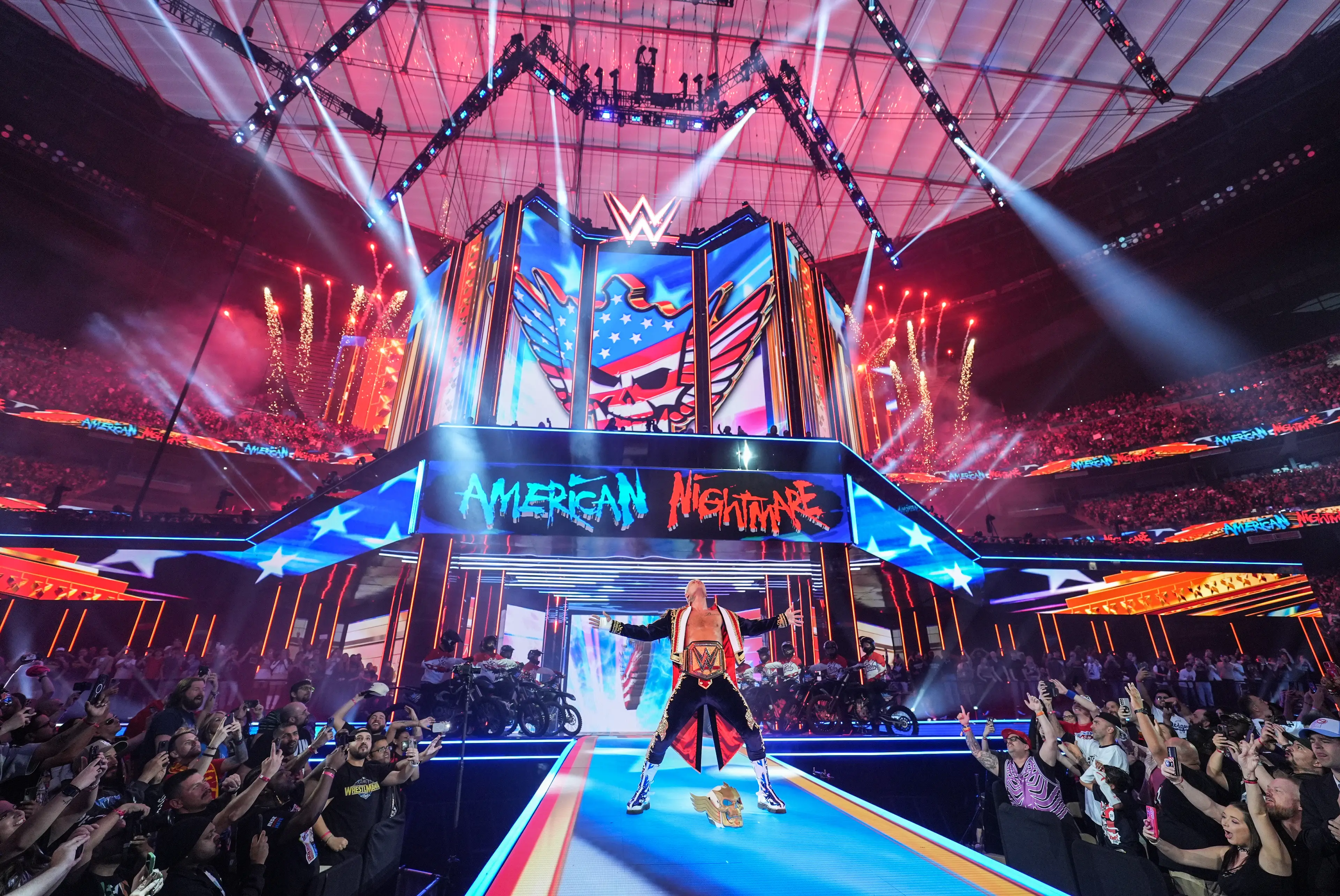 Freddie Flintoff turned down WWE's lucrative offer. Image: Getty 