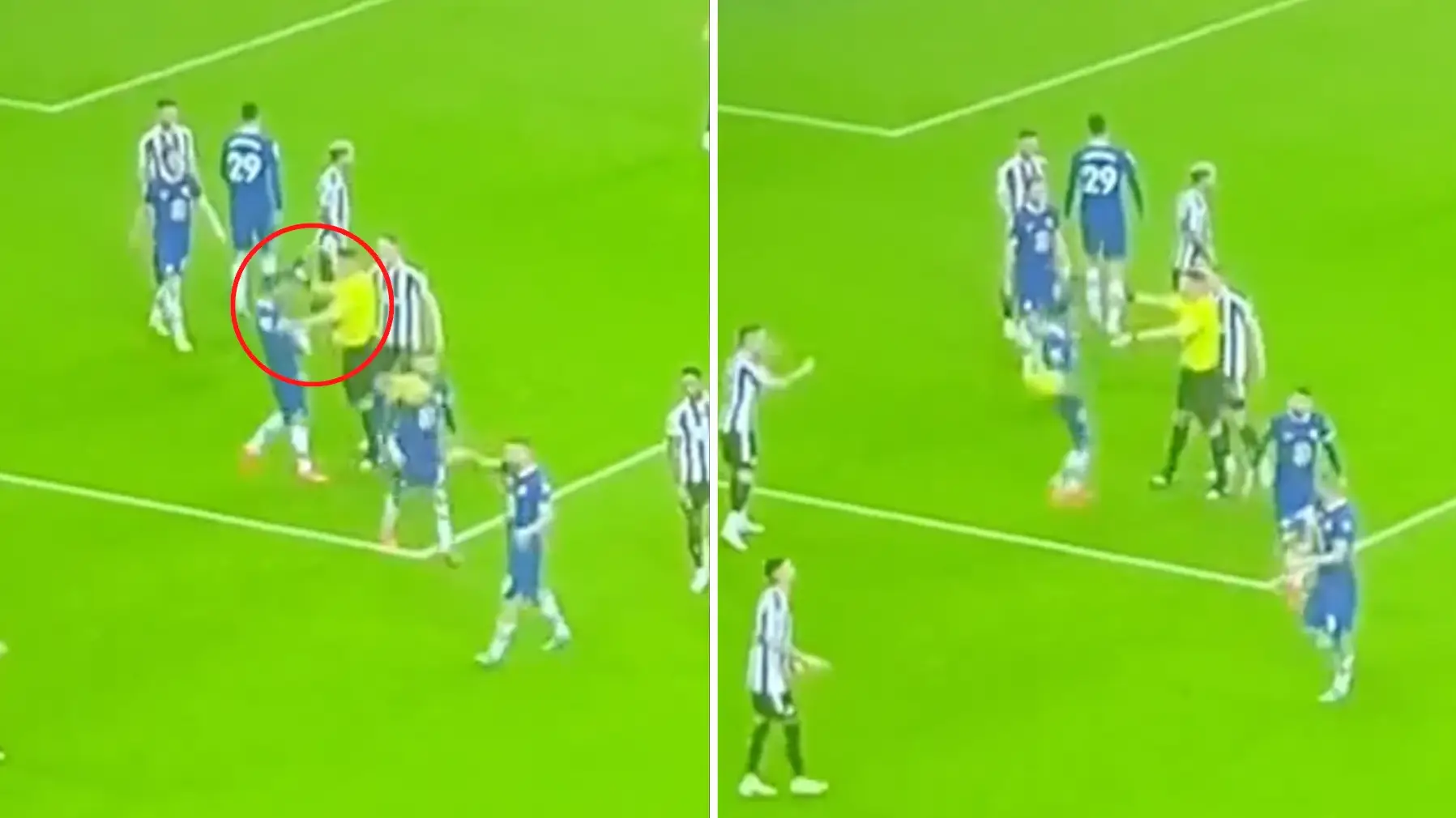 Fans react to Robert Jones pushing Christian Pulisic away during Newcastle win