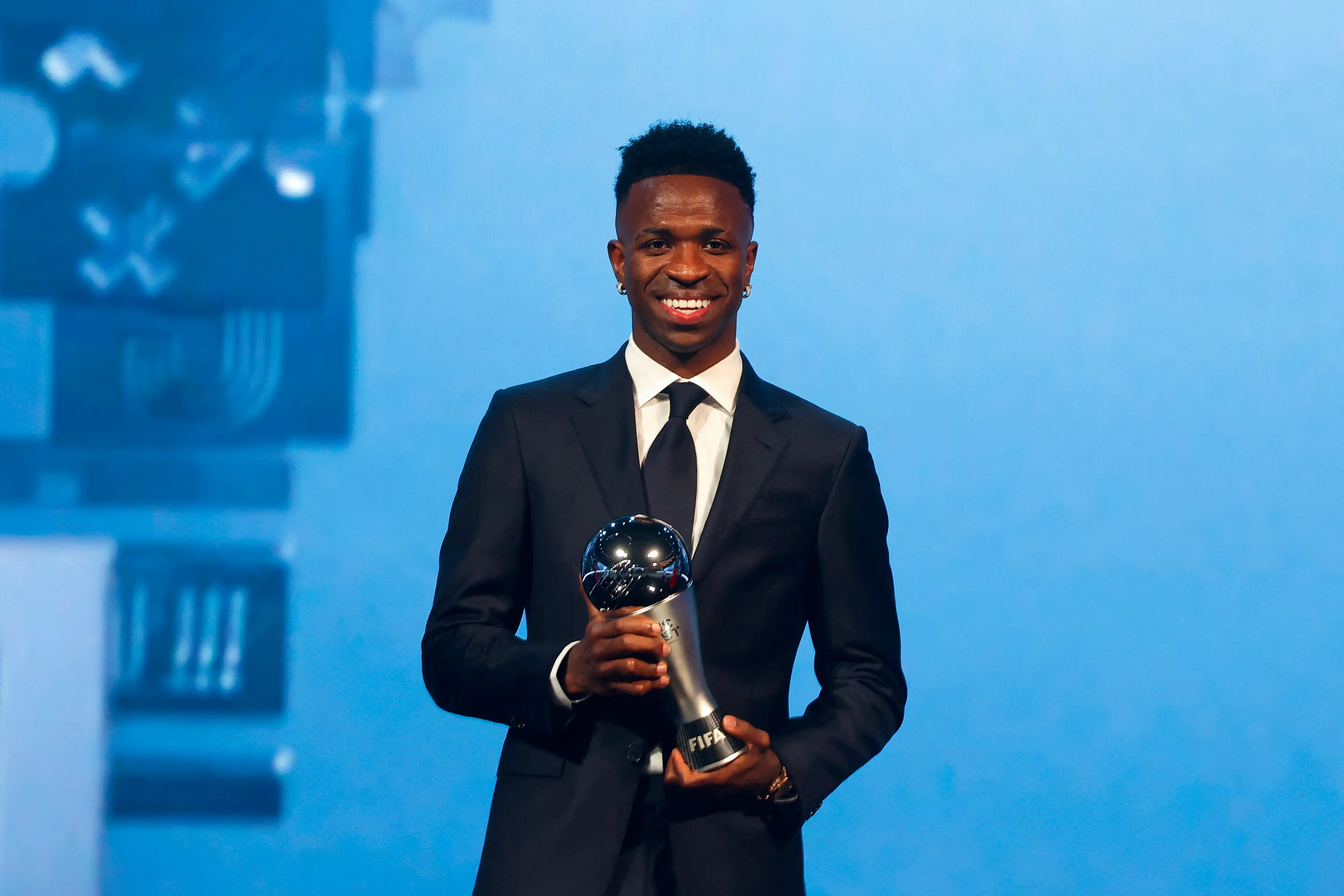 Vinicius Jr is the FIFA Best Men's Player of the Year. Image: Getty