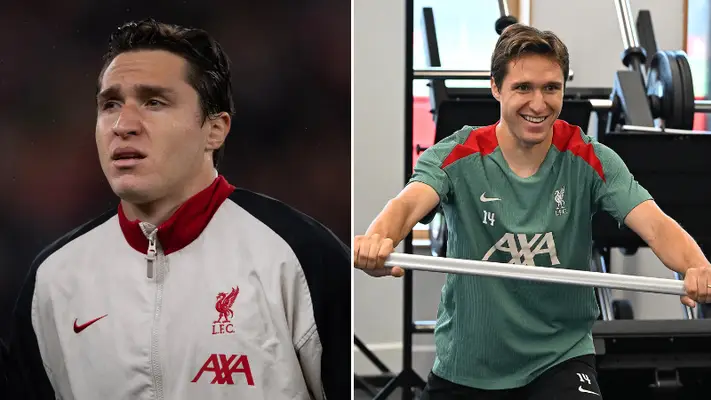Liverpool fans are making the same point about Federico Chiesa after open training footage emerges ahead of Leipzig clash