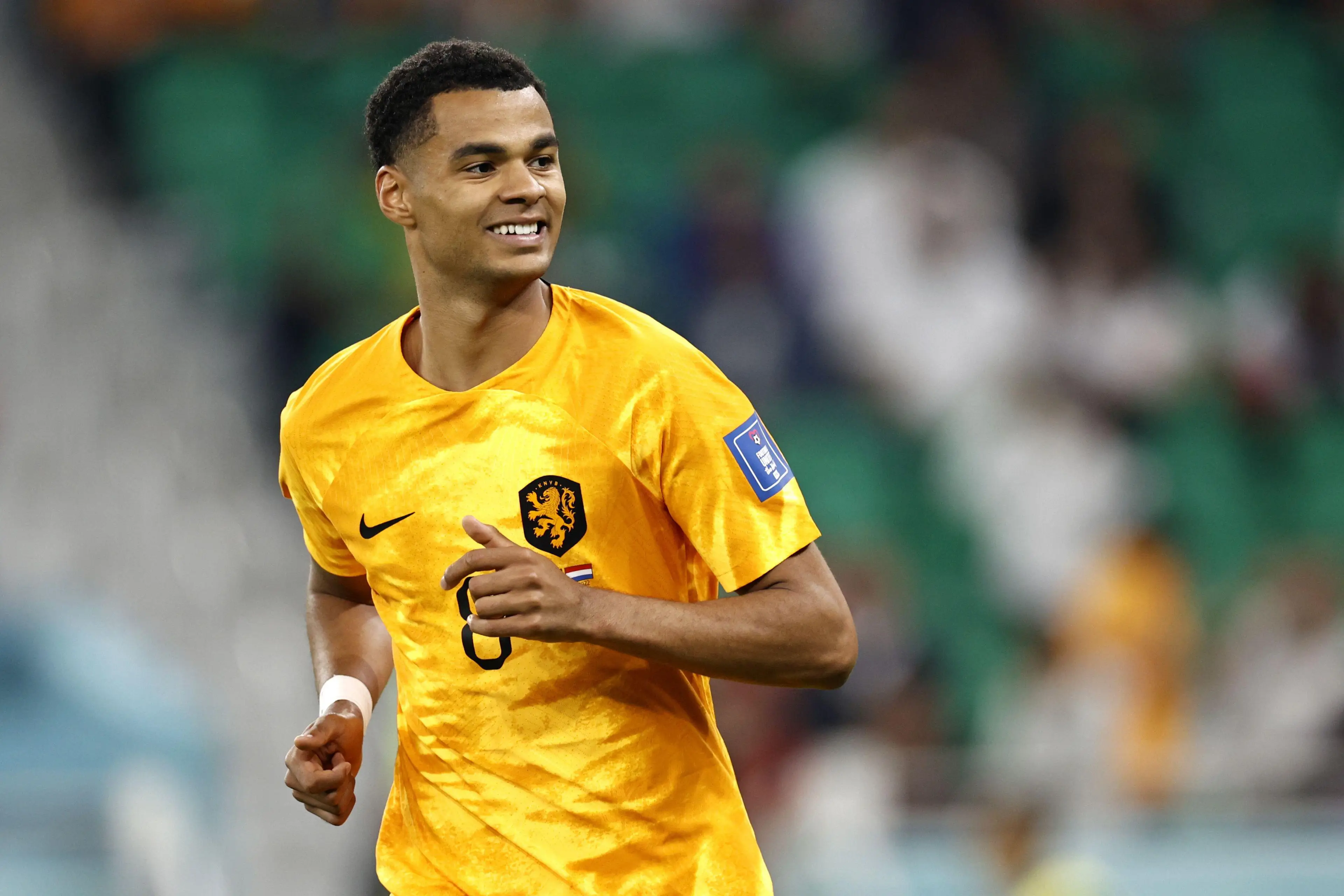 Gakpo was a breakout star at this year's World Cup. (Image