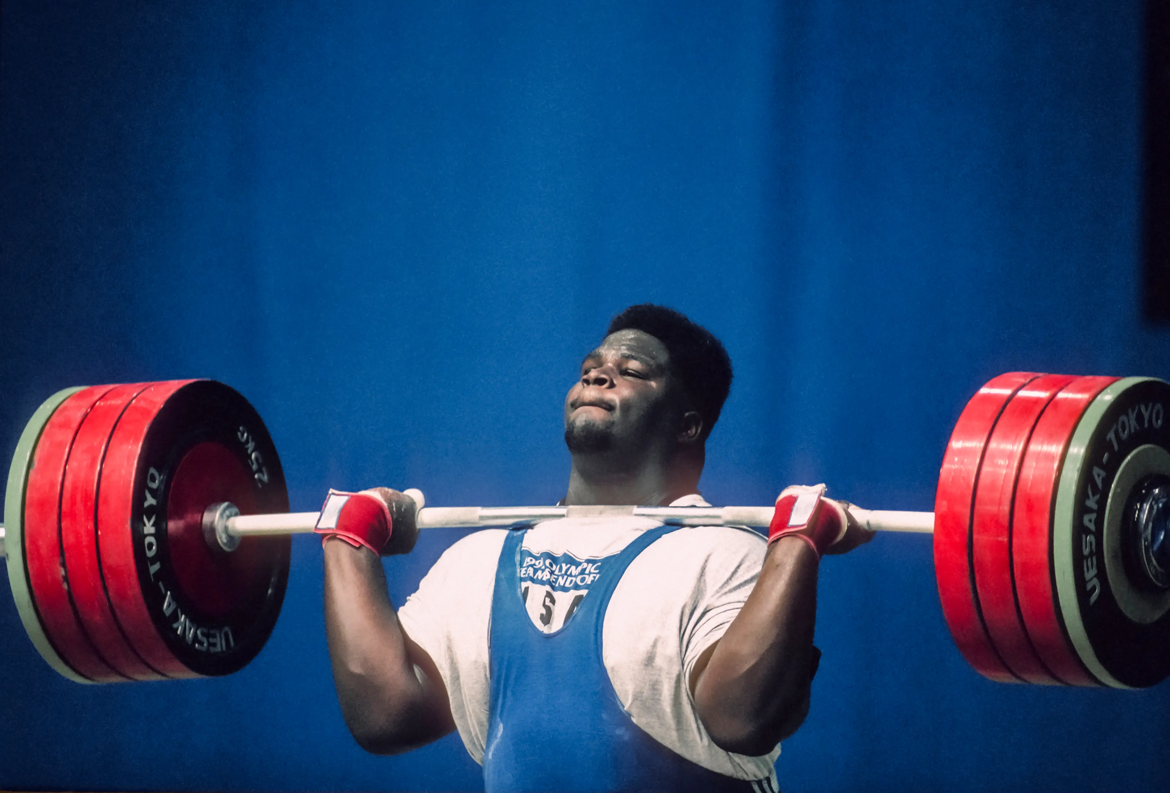 Mark Henry at the 1992 Olympics (Getty)