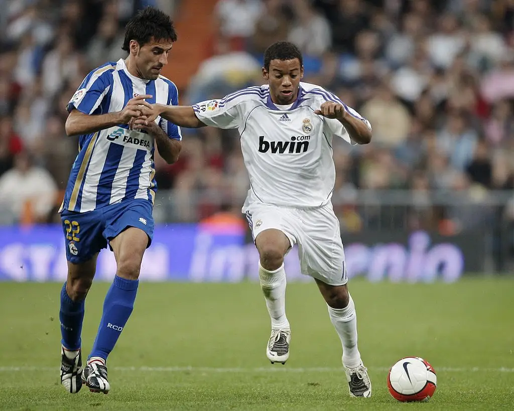 Marcelo in action for Real Madrid in 2007 -