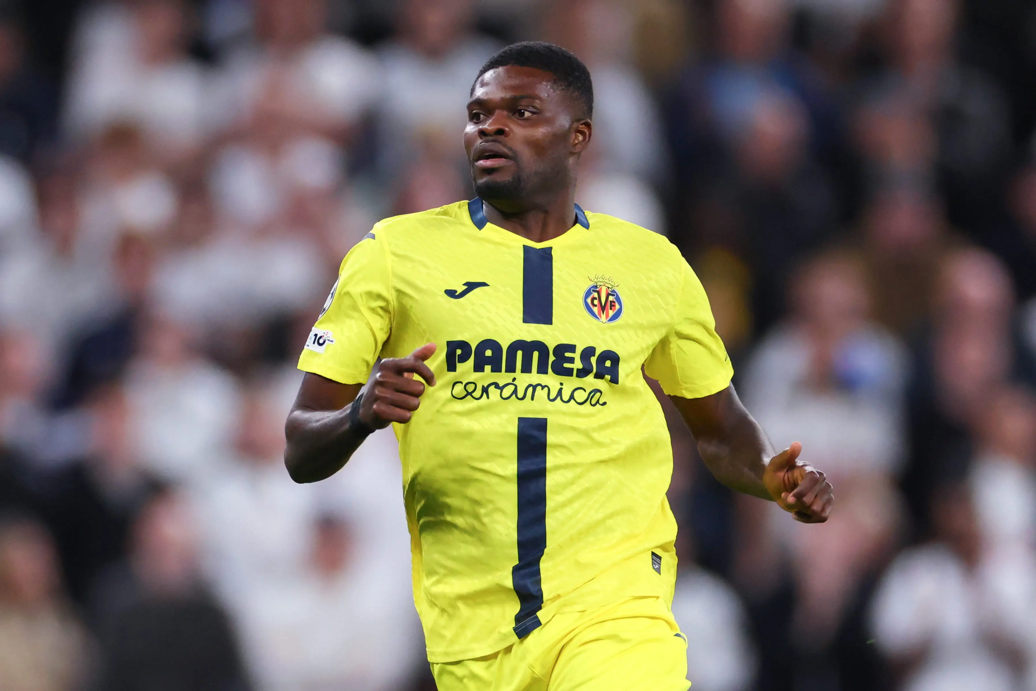 Partey is currently playing for La Liga side Villarreal (Image: Getty)