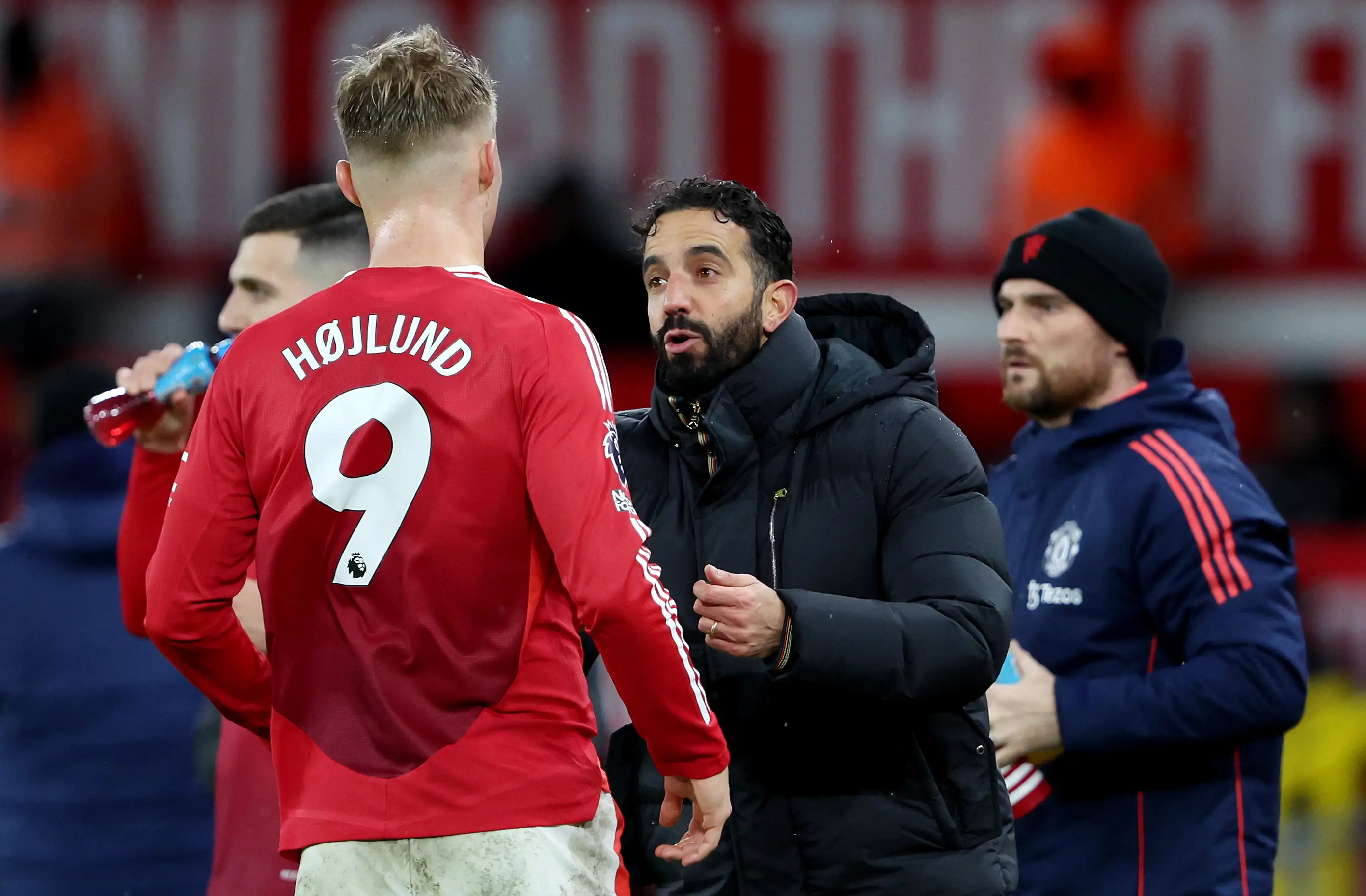 Amorim has made his feelings clear regarding Hojlund's efforts. Image credit: Getty