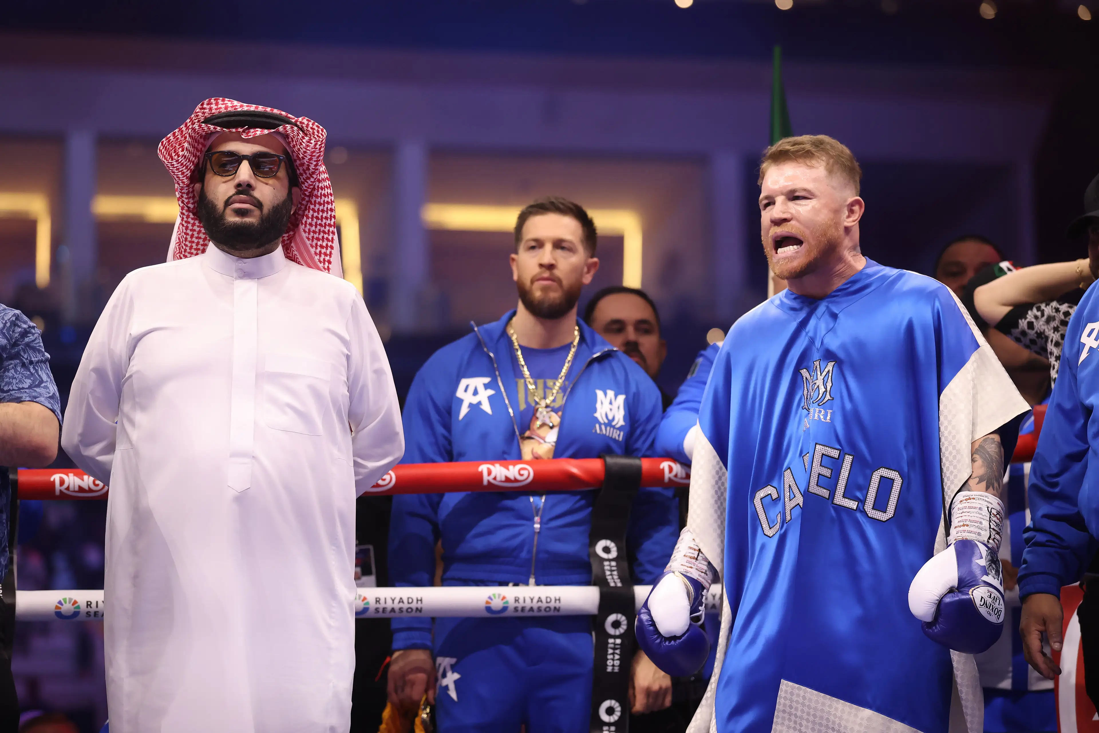 Turki Alalshikh signed Canelo Alvarez to a lucrative four-fight deal. Image: Richard Pelham/Getty Images