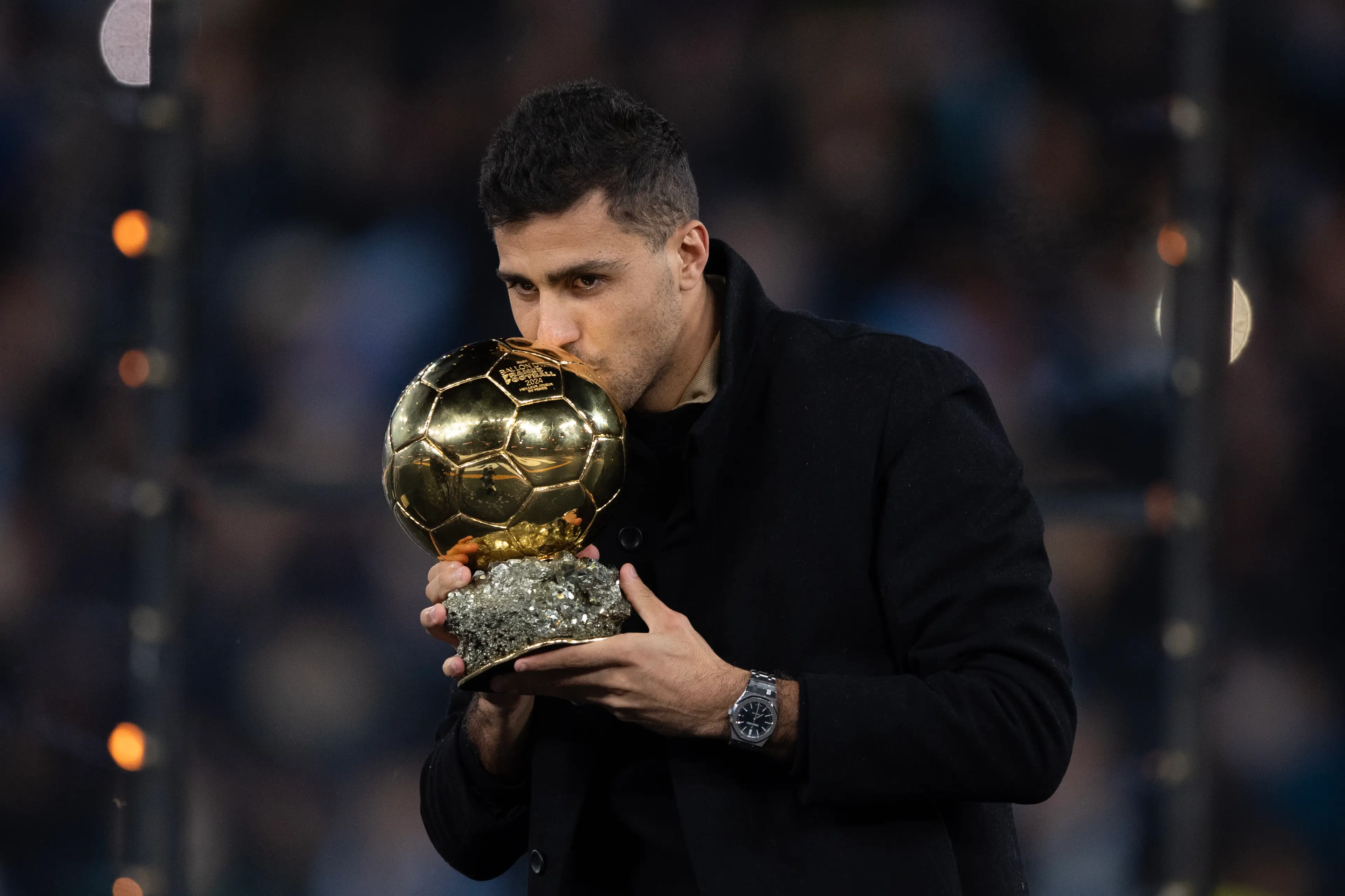  Rodri is the current holder of the Ballon d'Or. (Image: Getty)