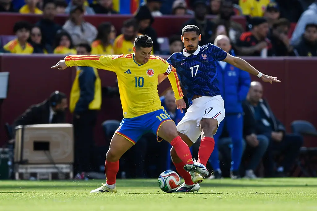 James Rodriguez in action against France (Credit:Getty)