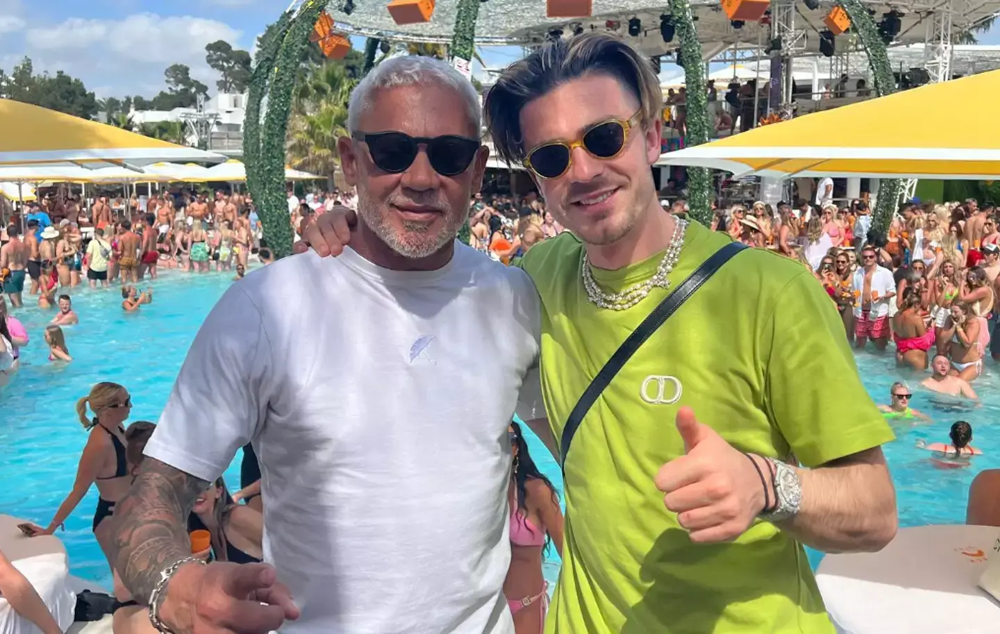 Grealish visited the famous club in 2022 and 2023 (Instagram/waynelineker)