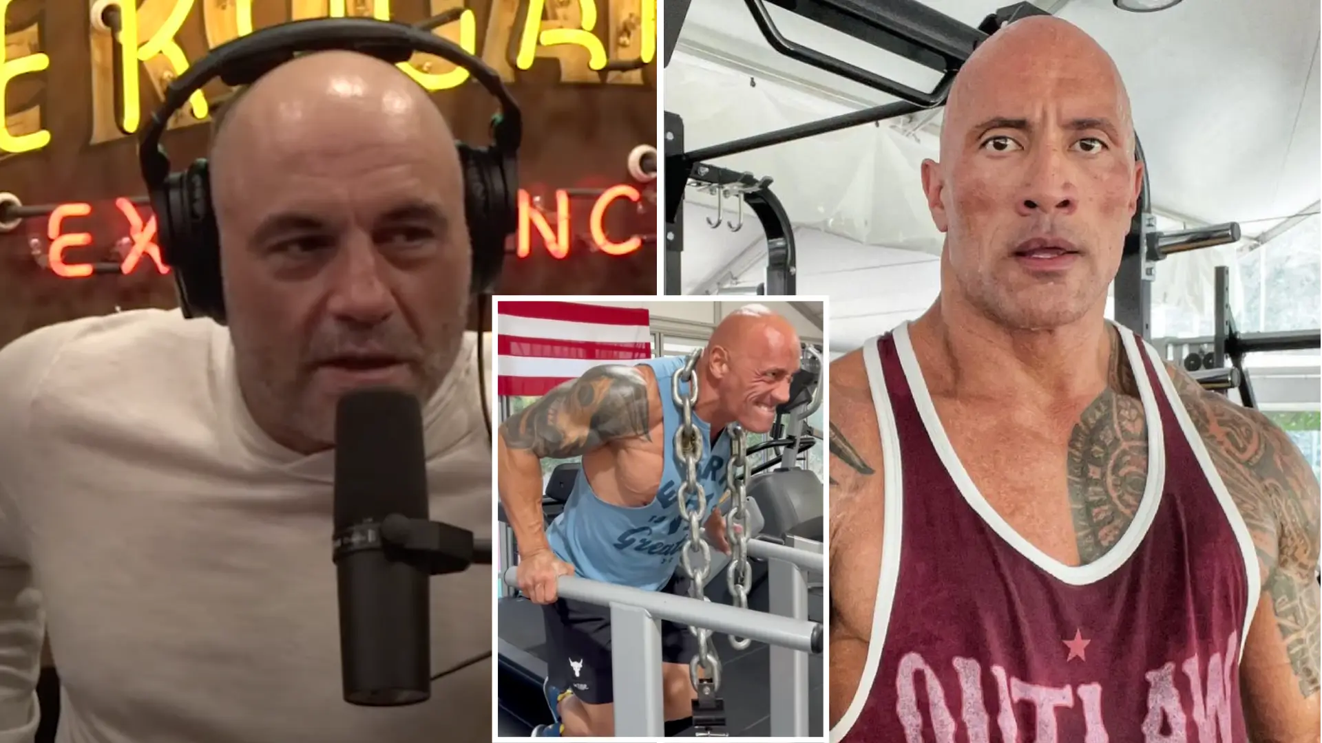 The Joe Rogan Experience/Dwayne Johnson's Instagram