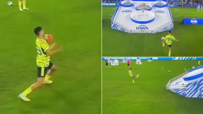 A compilation of Kai Havertz taking part in a skill challenge has gone viral, fans think Arsenal have been scammed