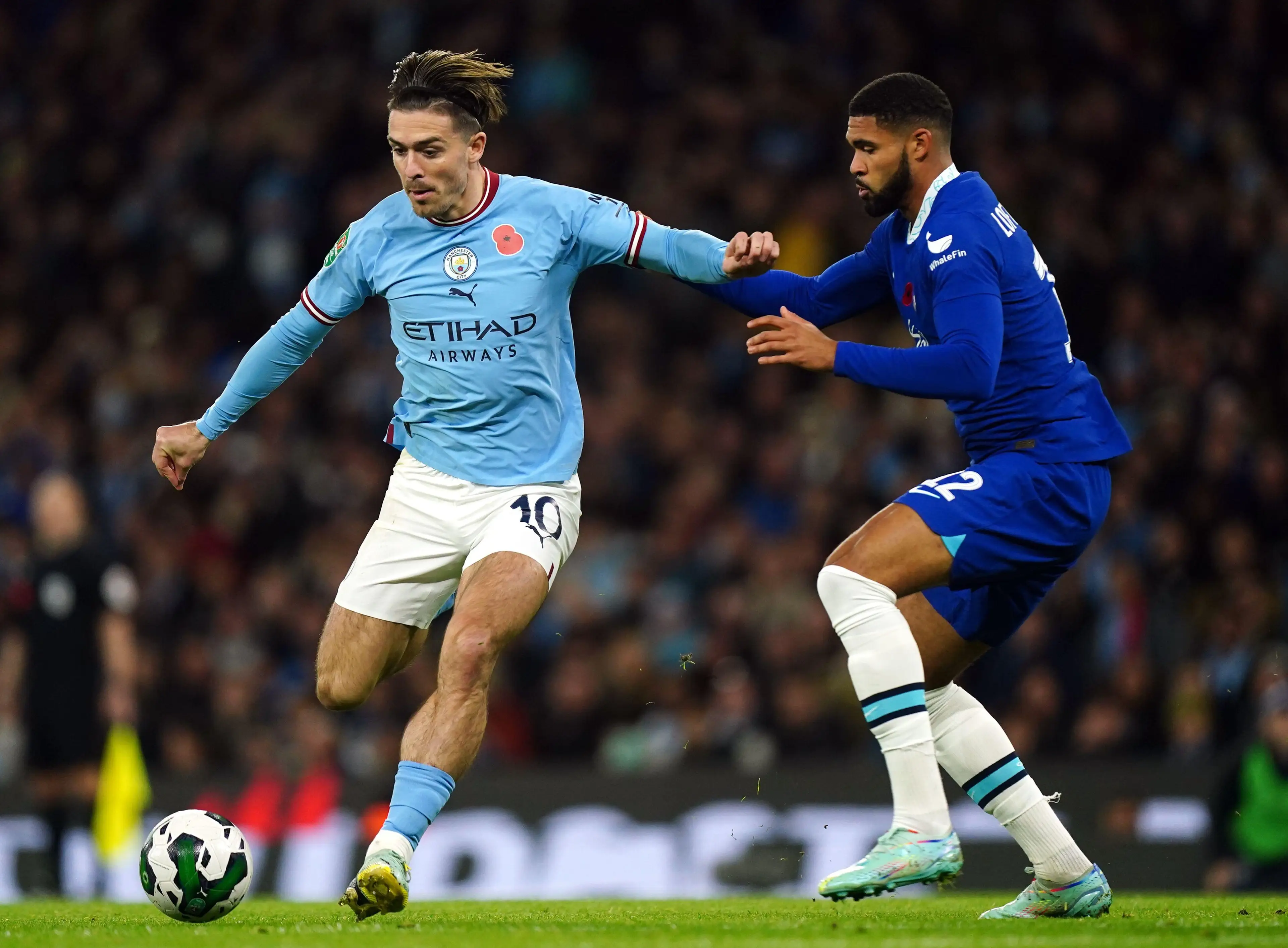 Jack Grealish in action against Chelsea (Alamy)