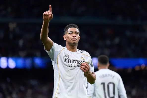 Bellingham has scored five goals and registered four assists in all competitions this season (Image: Getty)