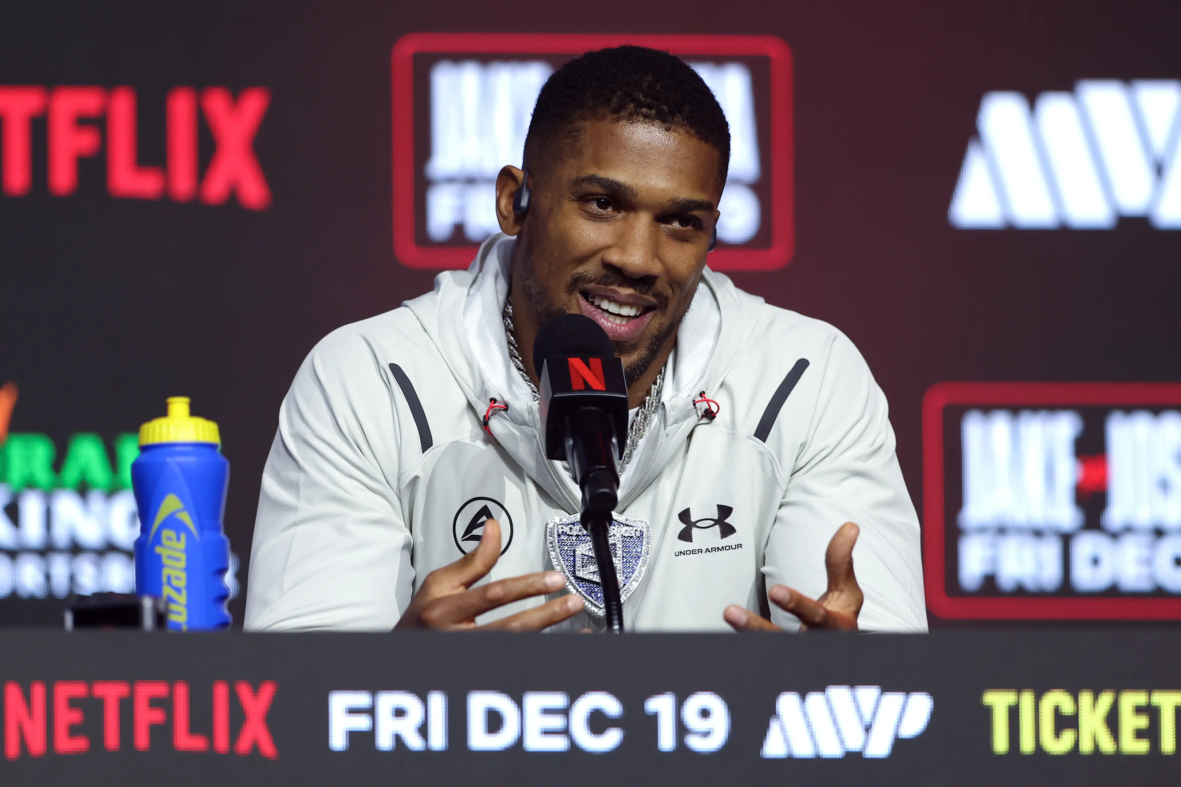 Joshua is facing Paul in his first fight since September 2024. Image: Getty