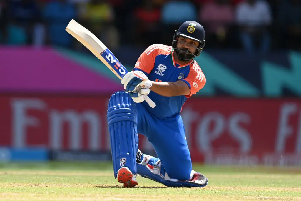 Rohit Sharma in action for India (Credit:Getty)