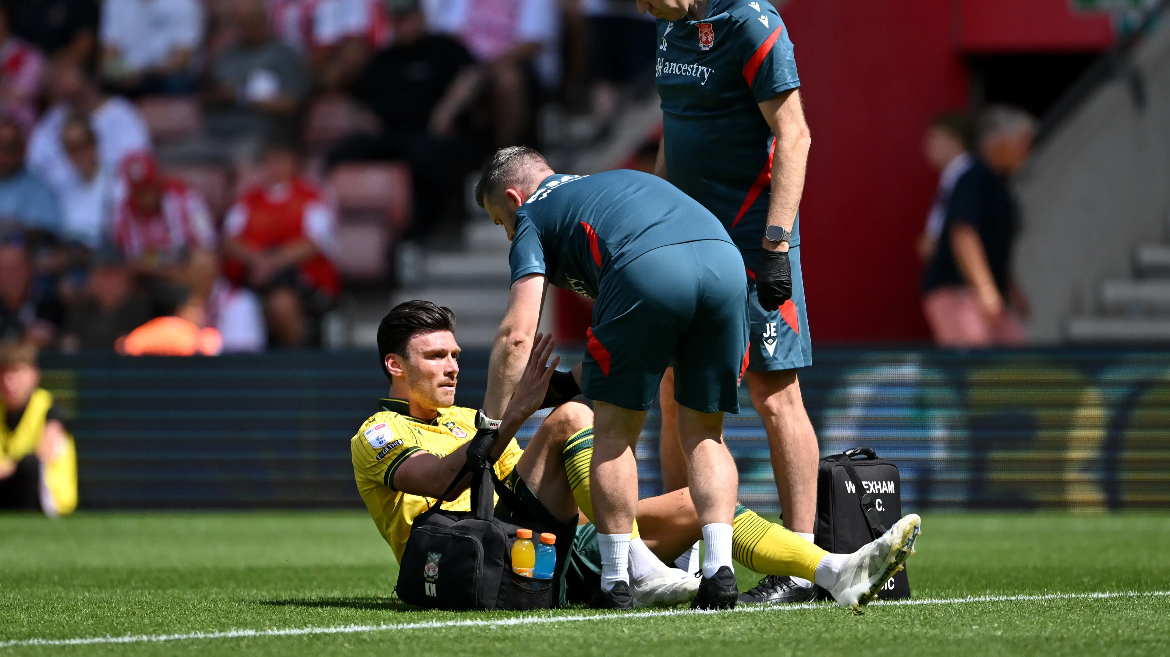 Wrexham star suffers serious injury in first game of Championship season after big-money move