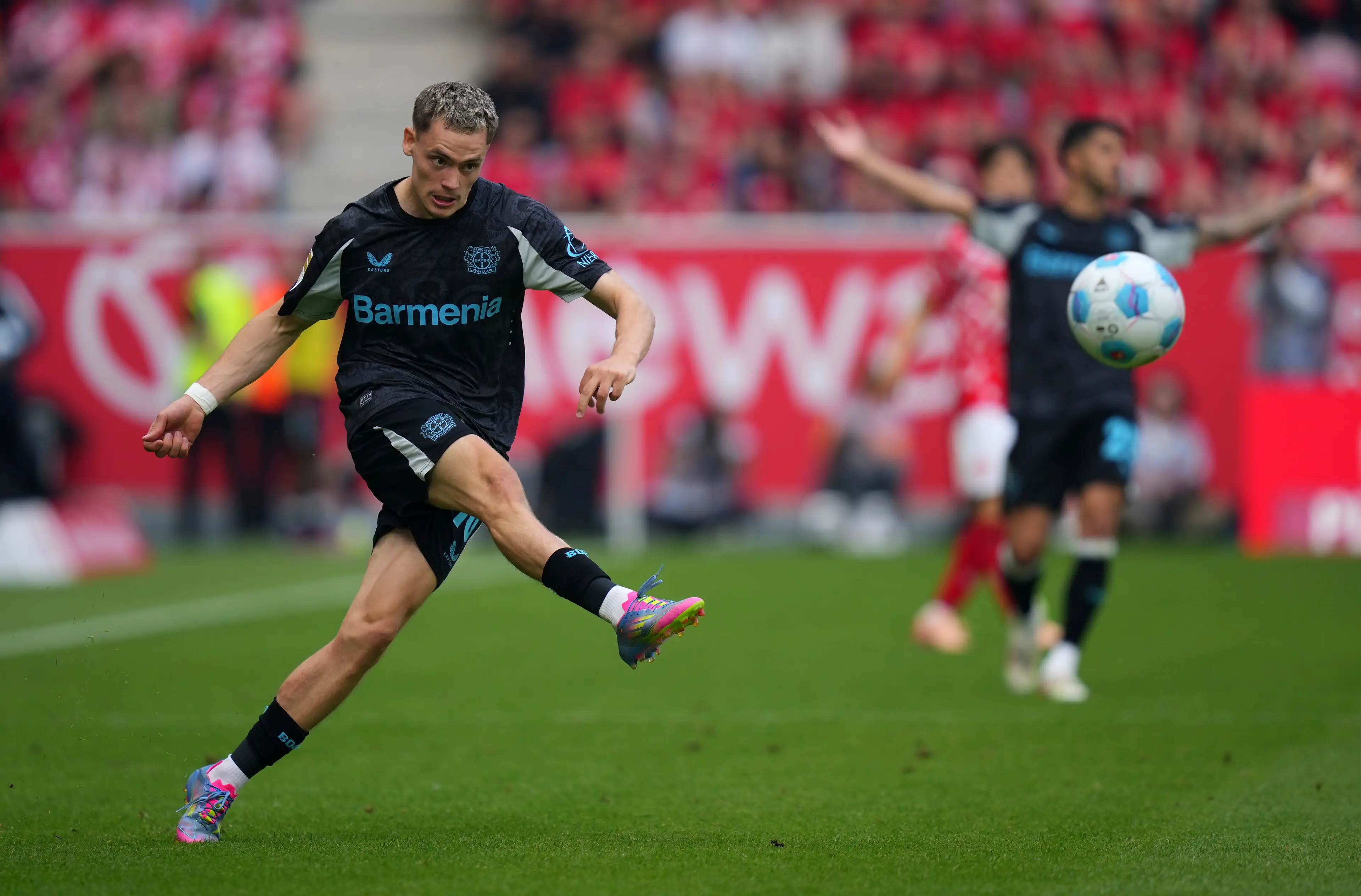 Florian Wirtz has been linked with a move to Anfield. Image: Getty