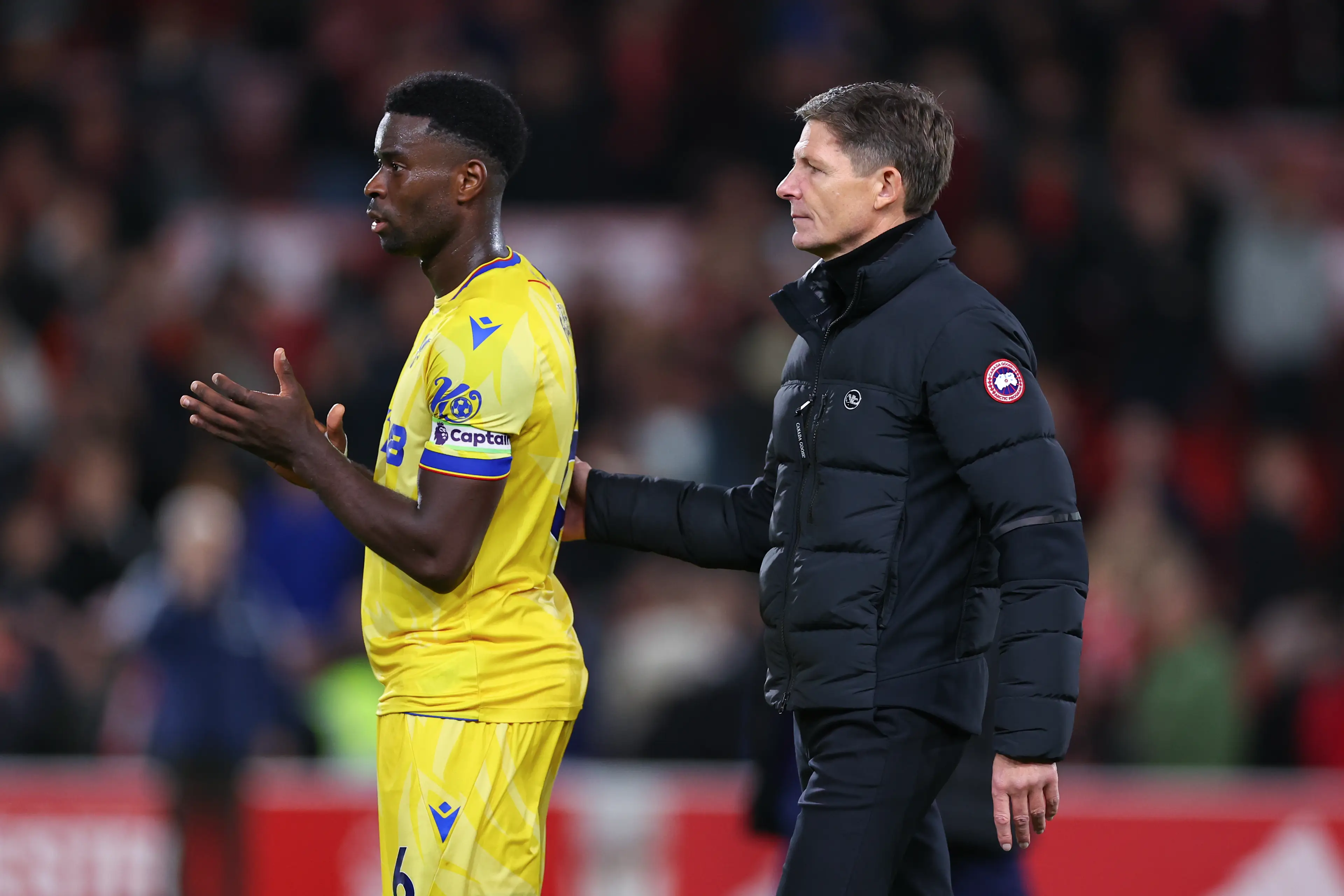 Glasner was desperate for Guehi to stay at Palace. Image credit: Getty