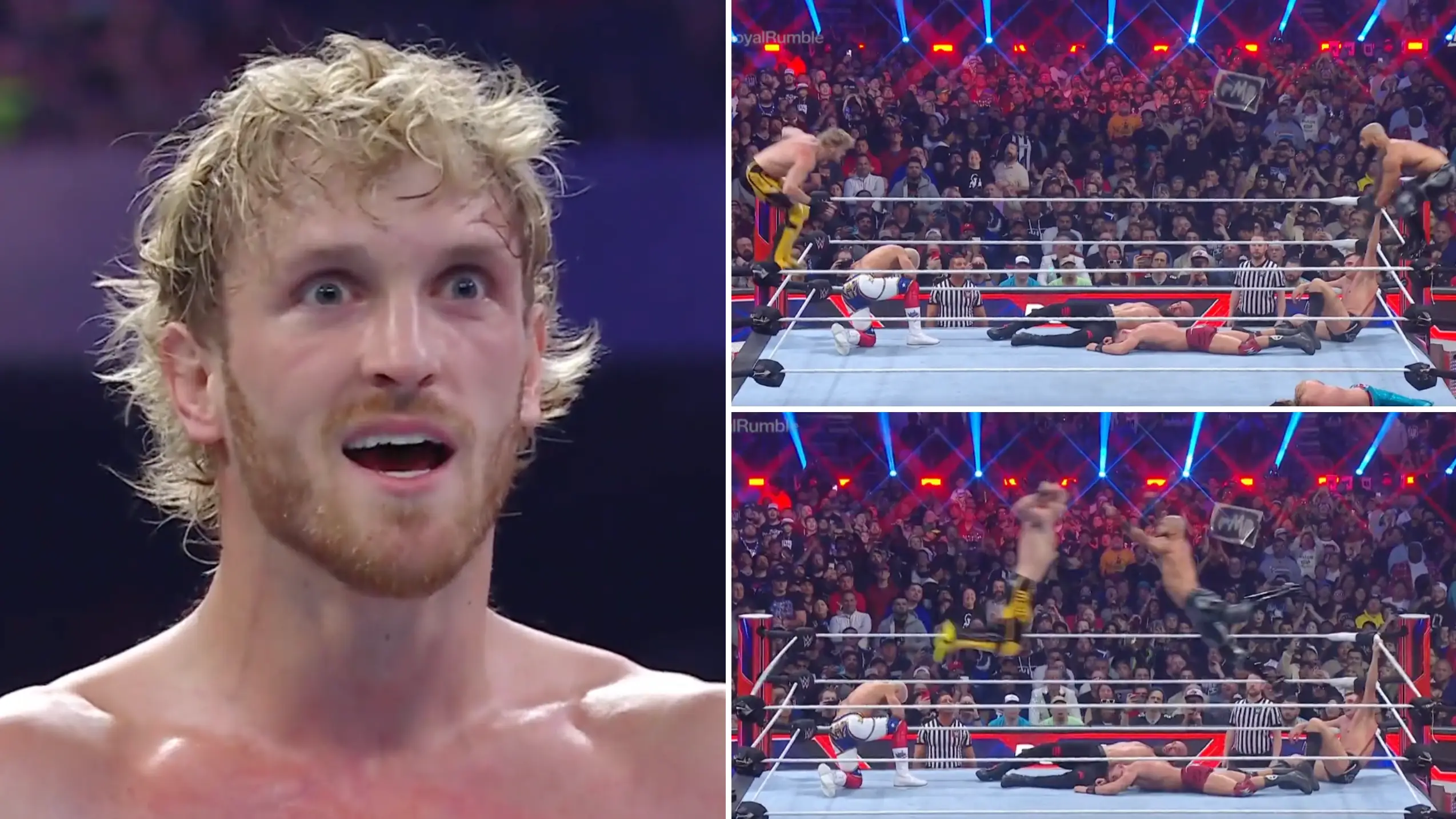 Logan Paul defied the laws of physics to produce legendary Royal Rumble moment in WWE return