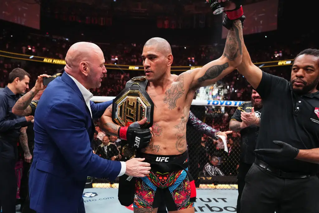 Dana White will watch Alex Pereira at UFC 307 (Credit:Getty)