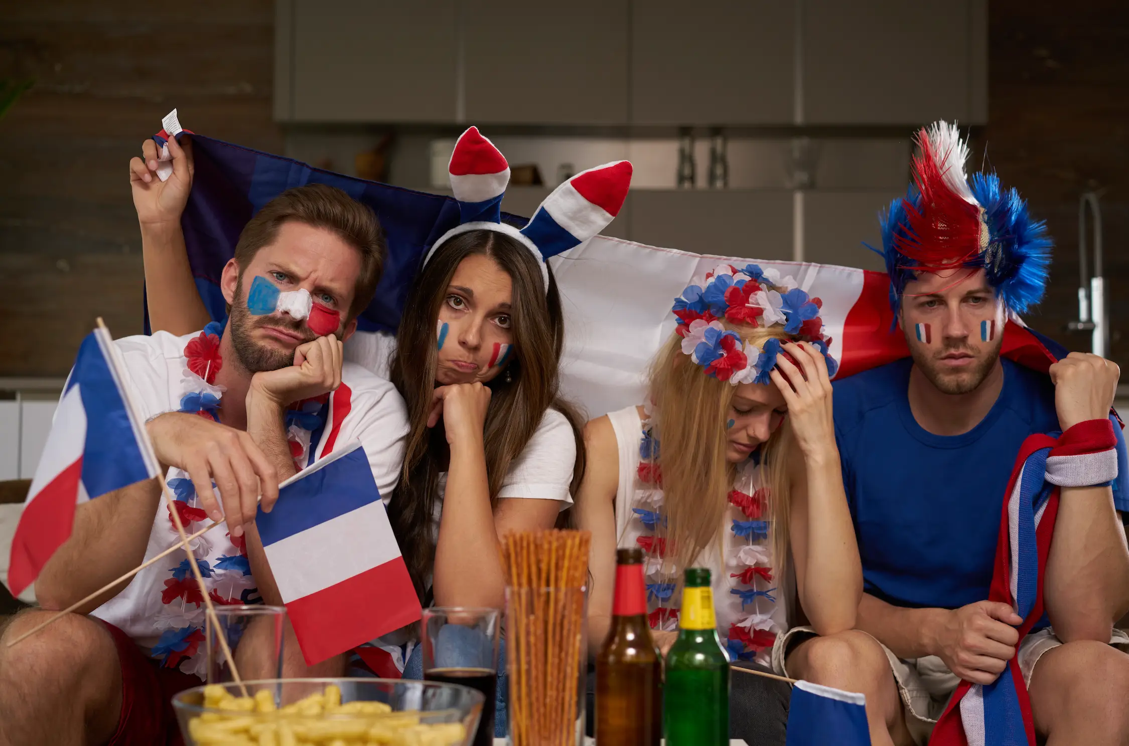 Frustrated french soccer fans, Getty Images/amriphoto