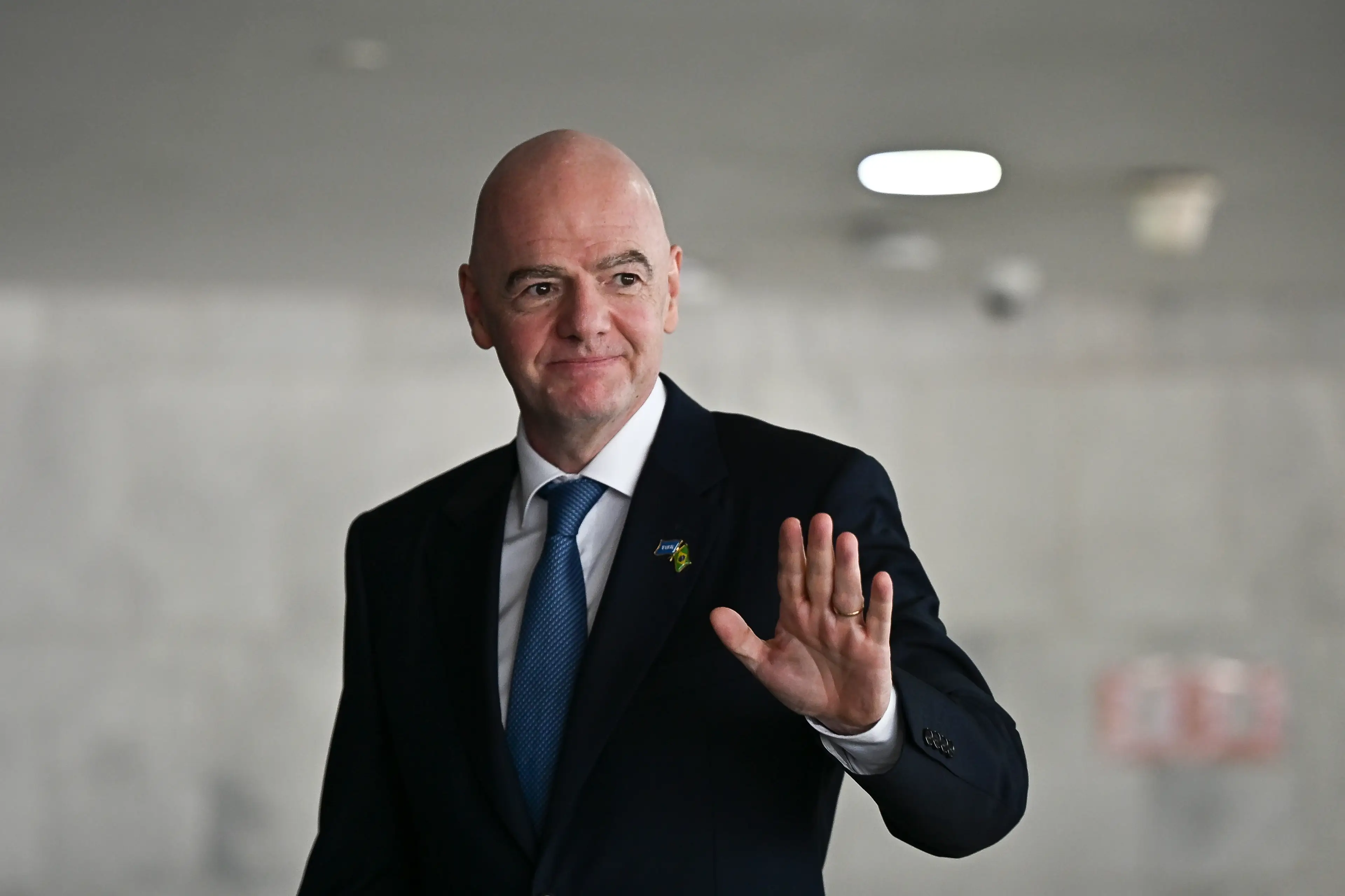 Infantino handed Donald Trump the first FIFA Peace Prize. Image: Getty
