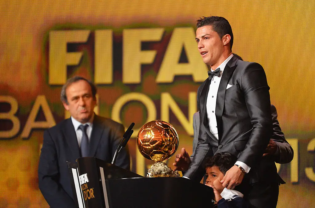 Cristiano Ronaldo controversially won the 2013 Ballon d'Or. (Image: Getty)