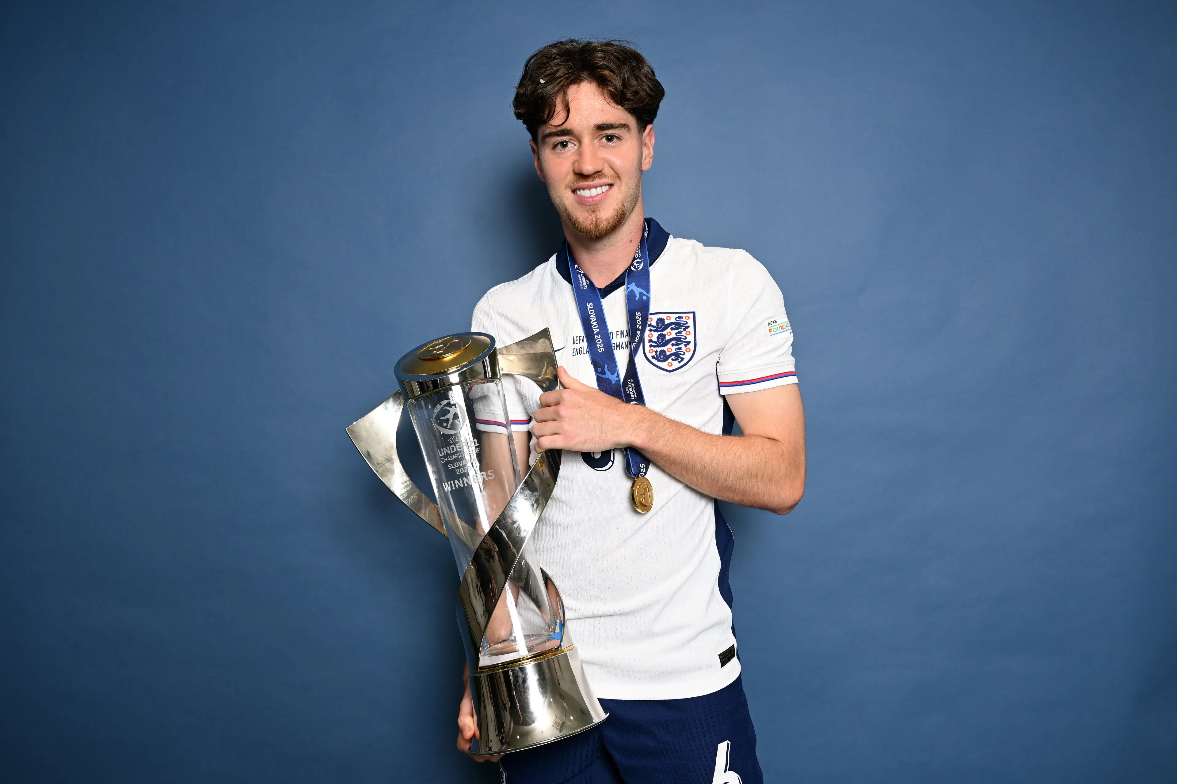 Hayden Hackney was part of England's under-21 squad for their Euros triumph this summer. Image: Getty