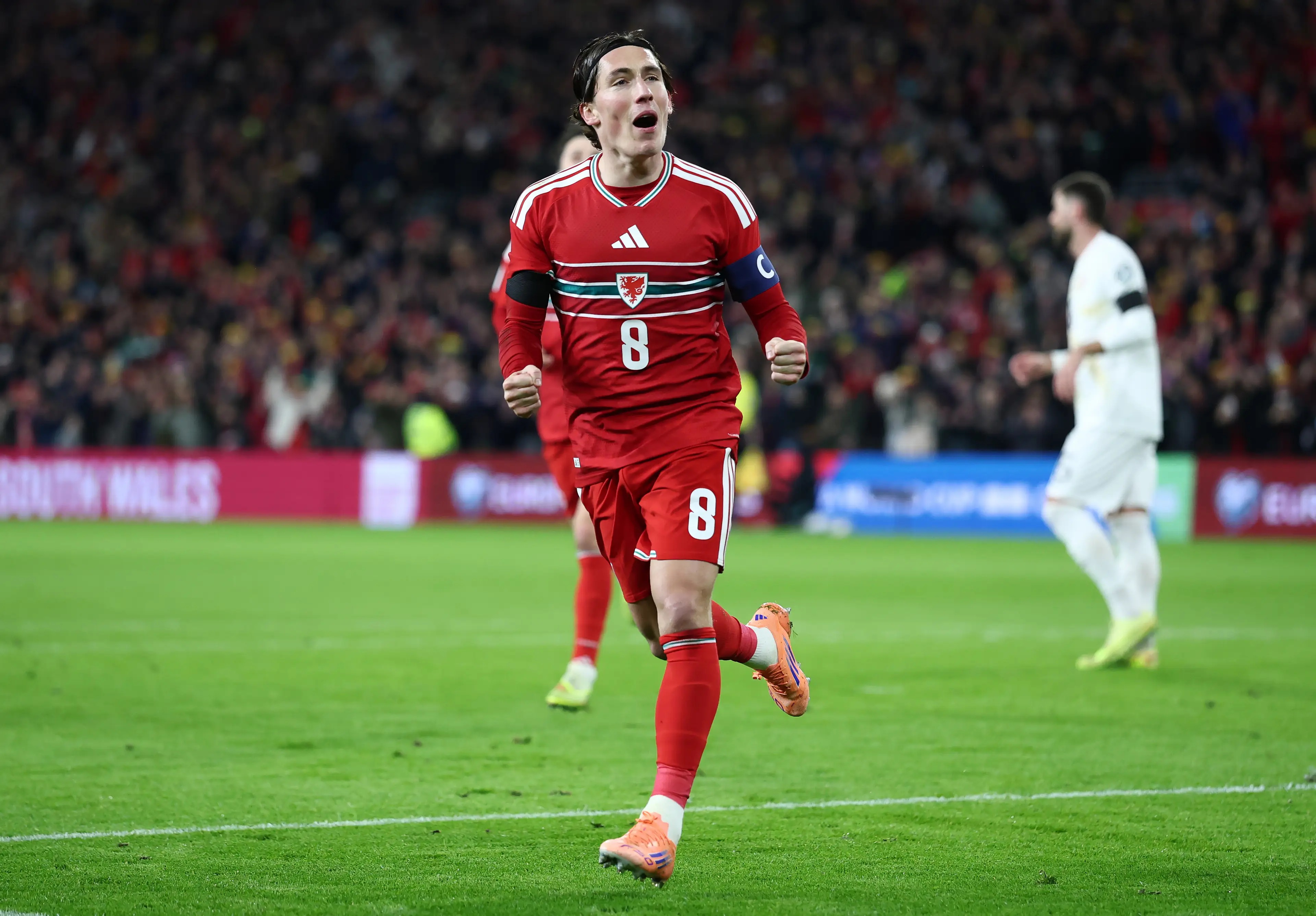 Wales thrashed North Macedonia 7-1 and have made the play-offs. Image: Getty