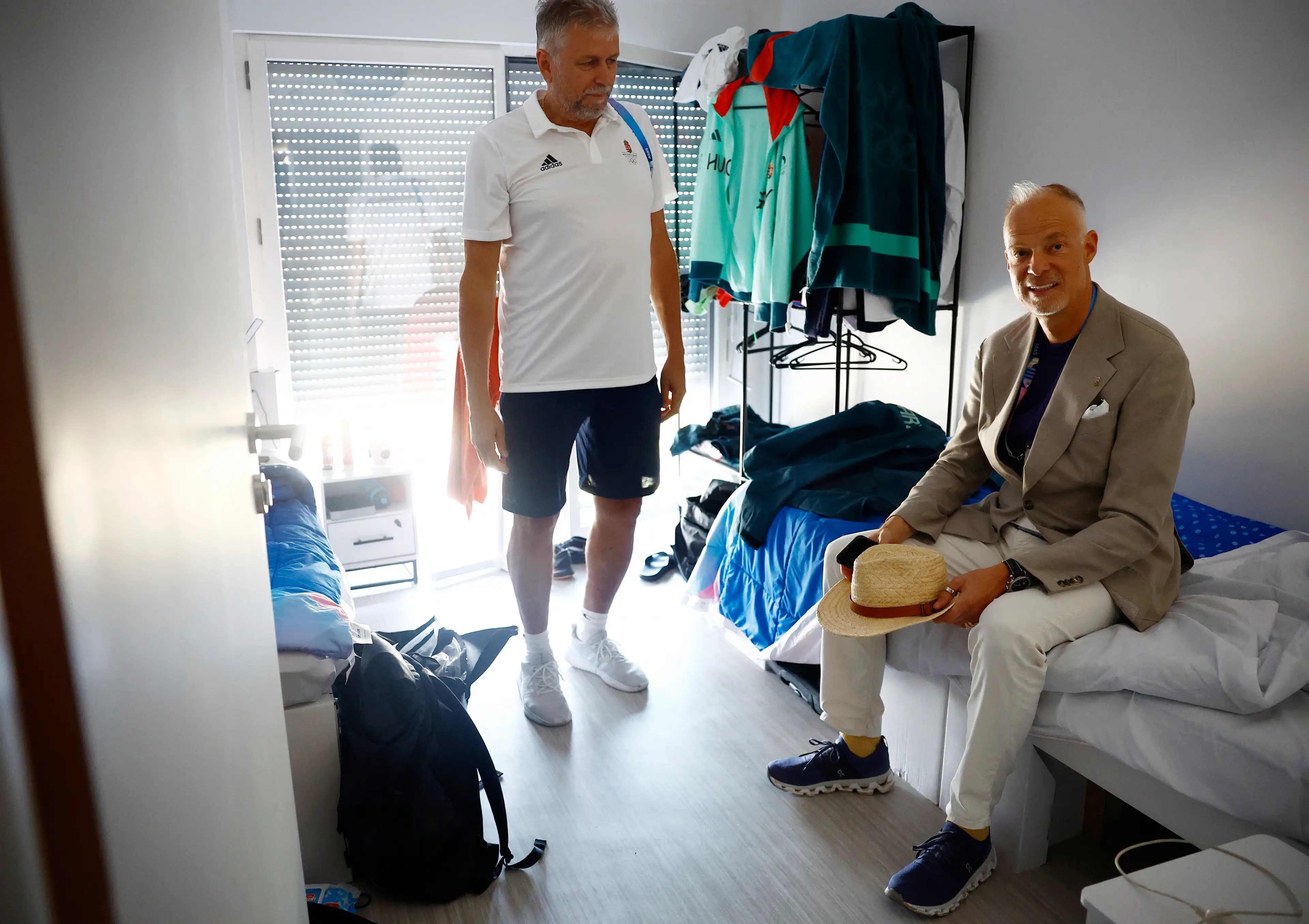 Inside the Olympic village. Image: Getty 