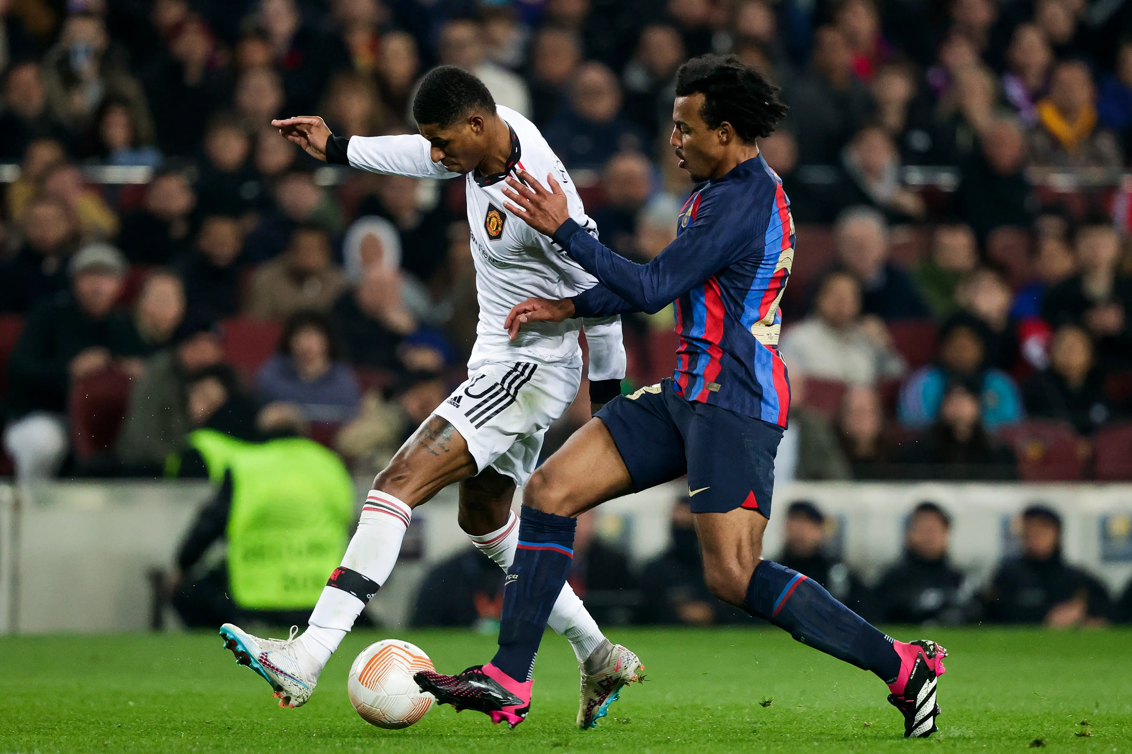Rashford has formed a friendship with Jules Kounde, who speaks English. Image: Getty