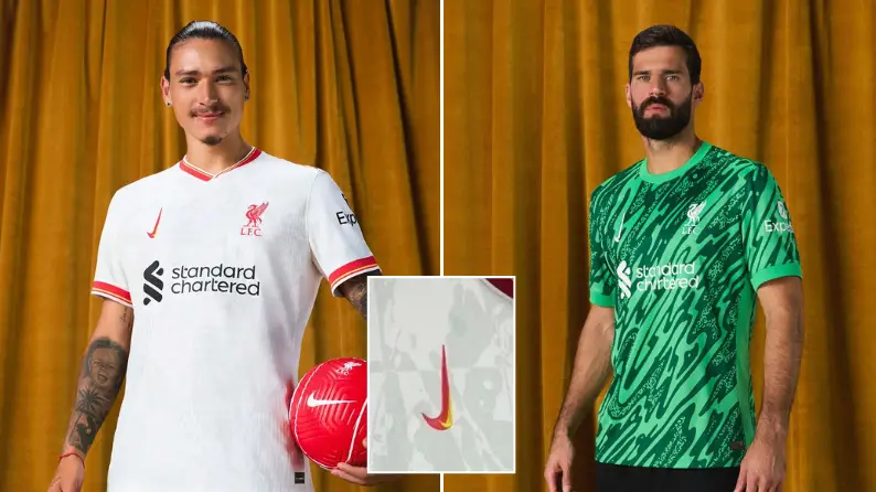 The reason why Liverpool's new kit features Nike badge that is in wrong direction