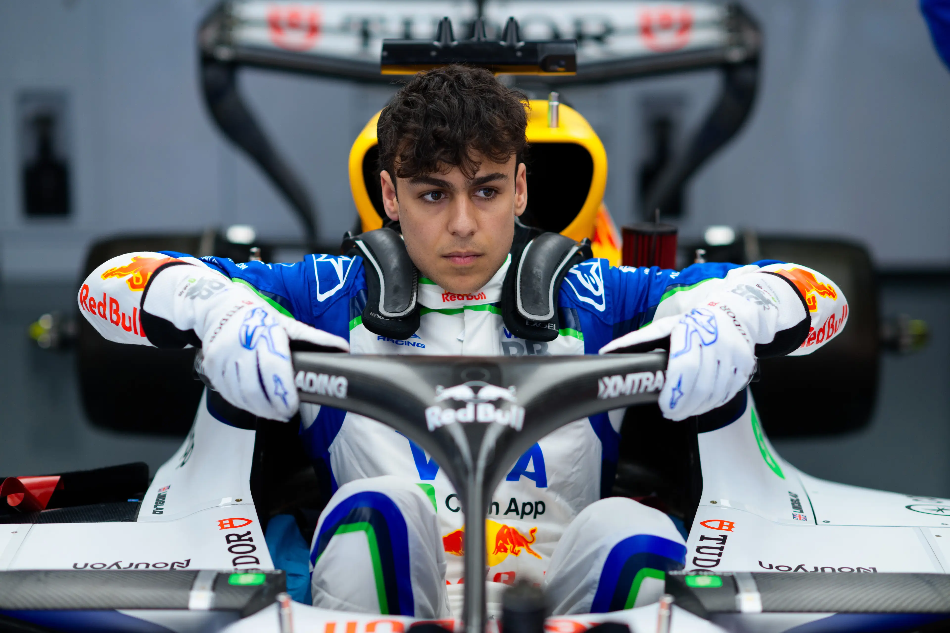 Arvid Lindblad ahead of the Chinese Grand Prix (credit: getty)