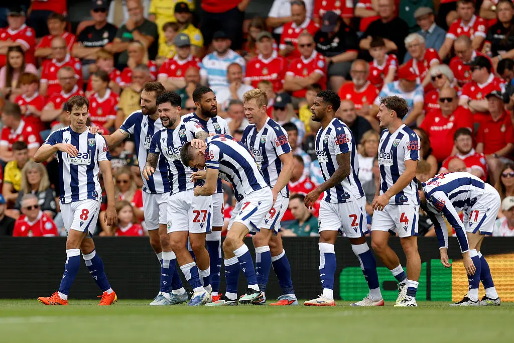 West Brom beat Wrexham 3-2 (Credit:Getty)