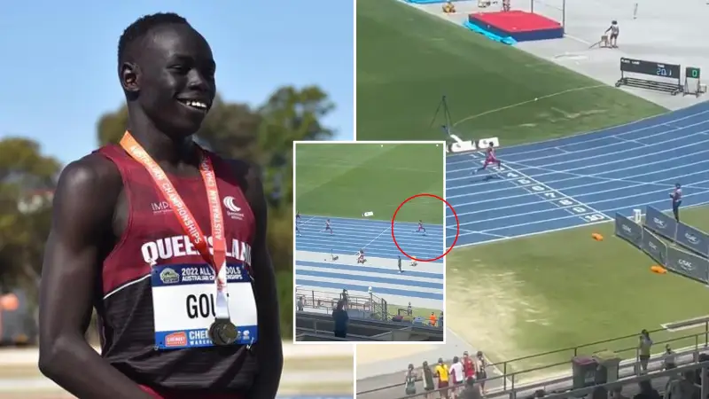 Teenage sprint prodigy Gout Gout delivers his best performance yet to put him in same league as Usain Bolt