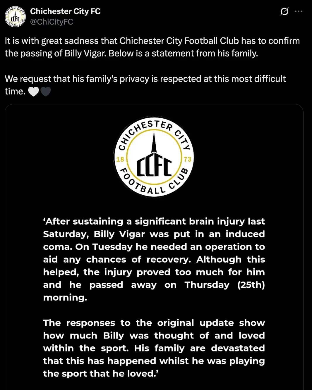 Image: Chichester City FC/Twitter