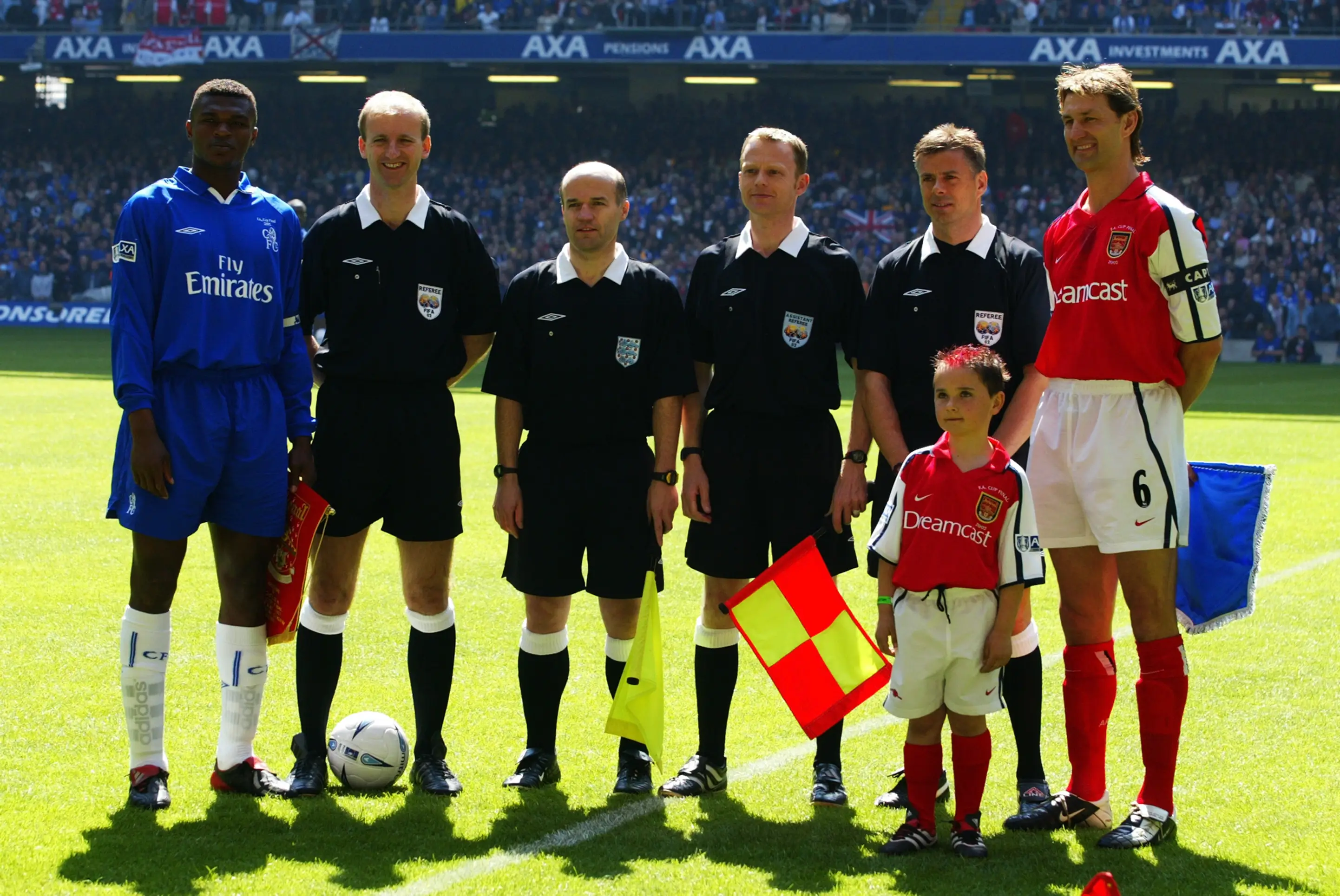 Duncan Ferguson name-dropped Marcel Desailly and Tony Adams when reflecting on his toughest battles. Image: Getty 