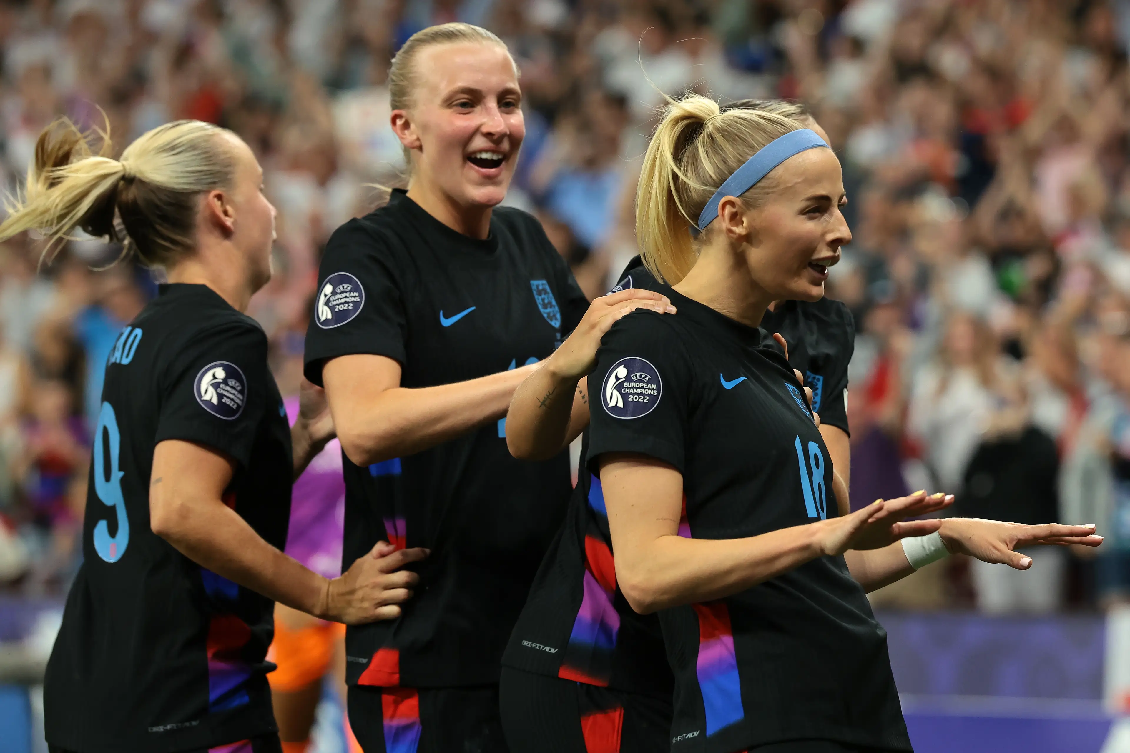 England are through to the final of the 2025 Women's Euros. Image: Getty
