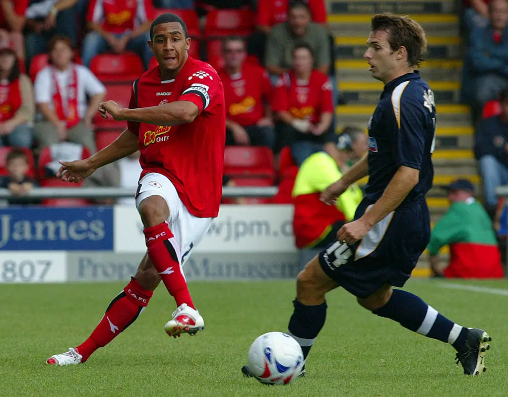Jon Otsemobor playing for Crewe in 2006 (Credit:Getty)