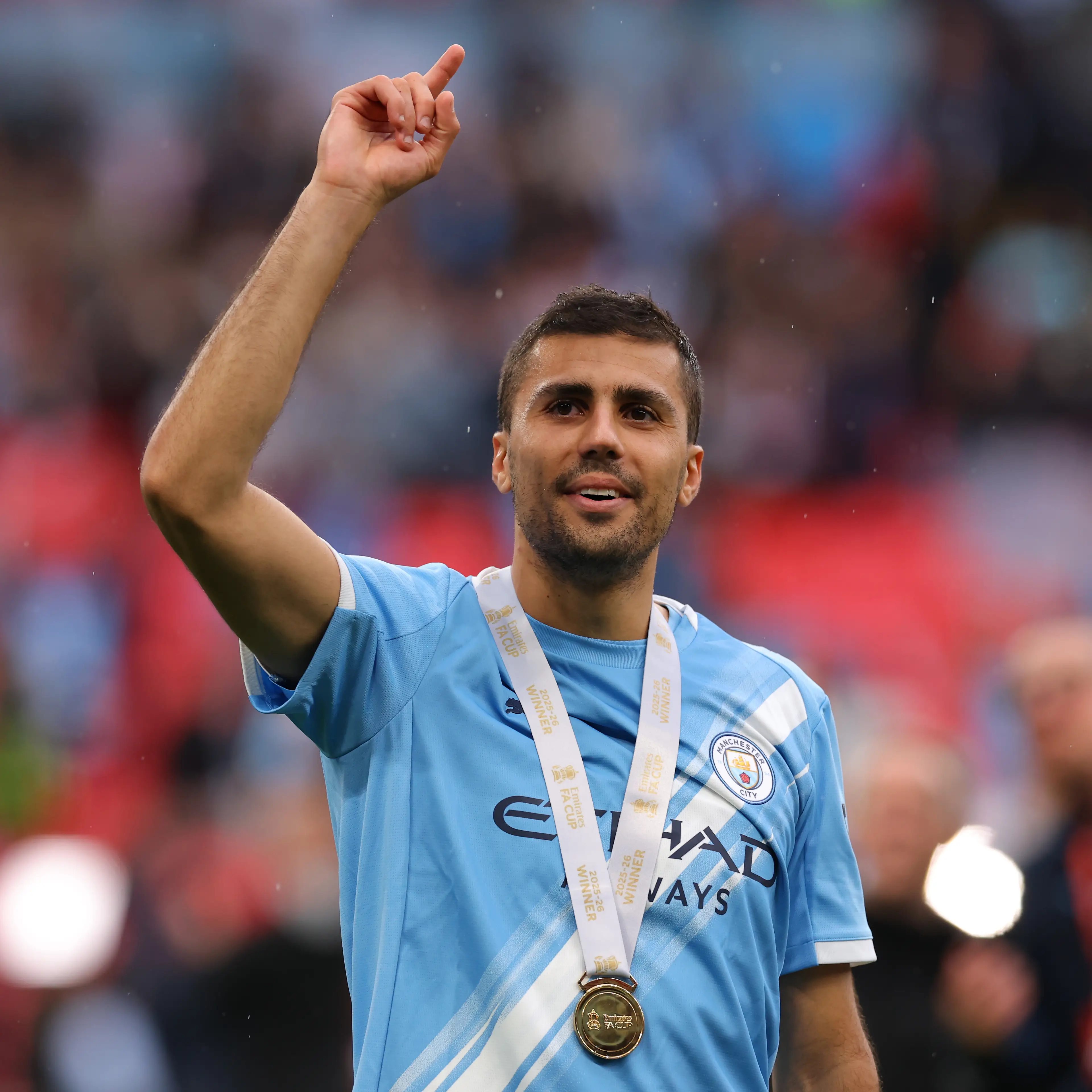 Rodri continues to be linked with a move to Real Madrid. Image credit: Getty