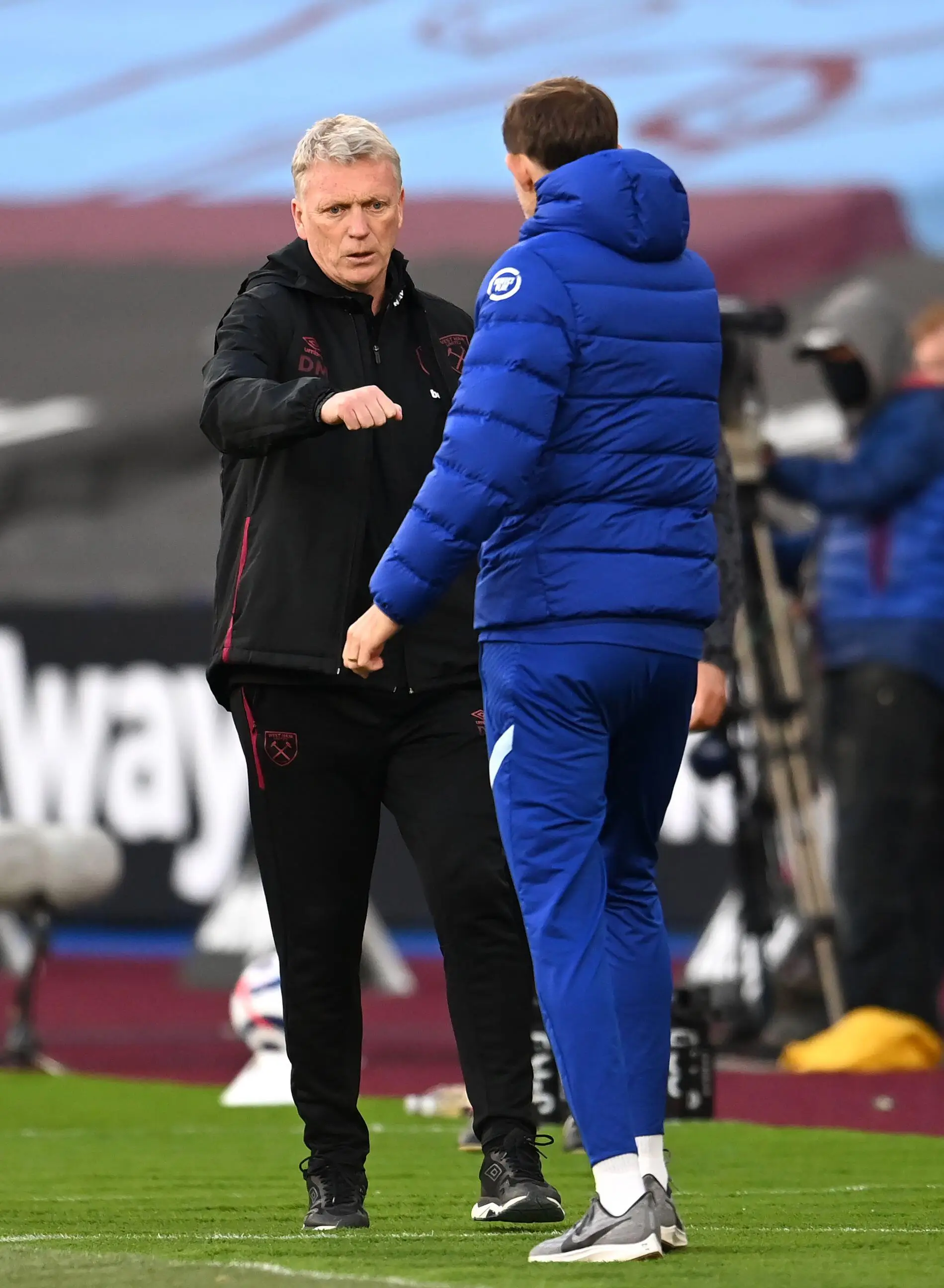 David Moyes and Thomas Tuchel. (Alamy)
