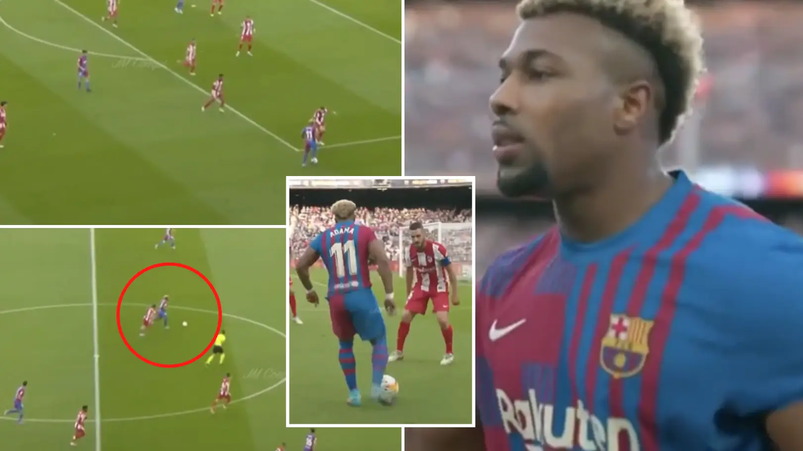 Adama Traore Was Unstoppable Against Atletico Madrid, His Individual Highlights Are Something Else