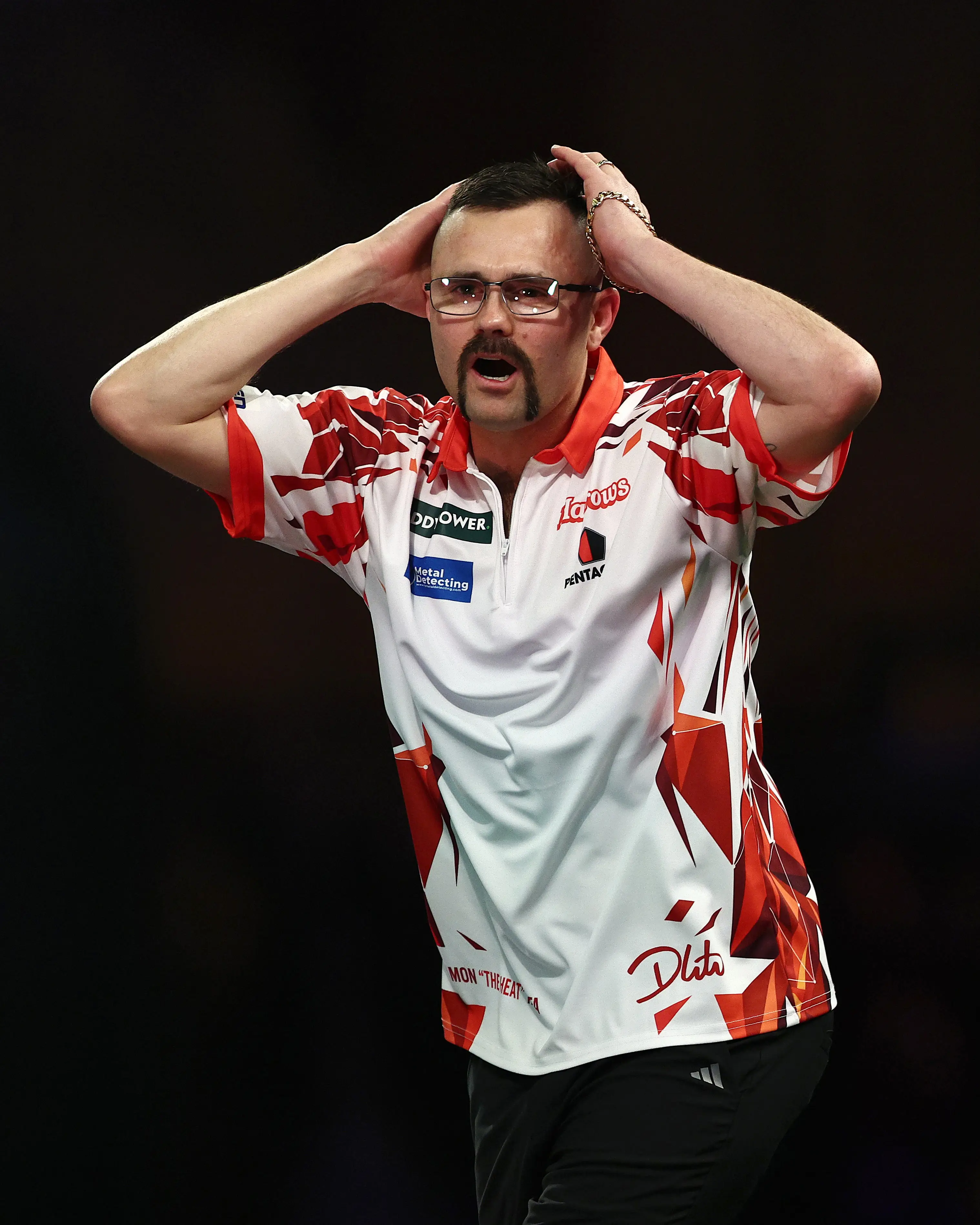 Damon Heta delivered a stunning nine dart finish at the World Darts Championship. Image: Getty