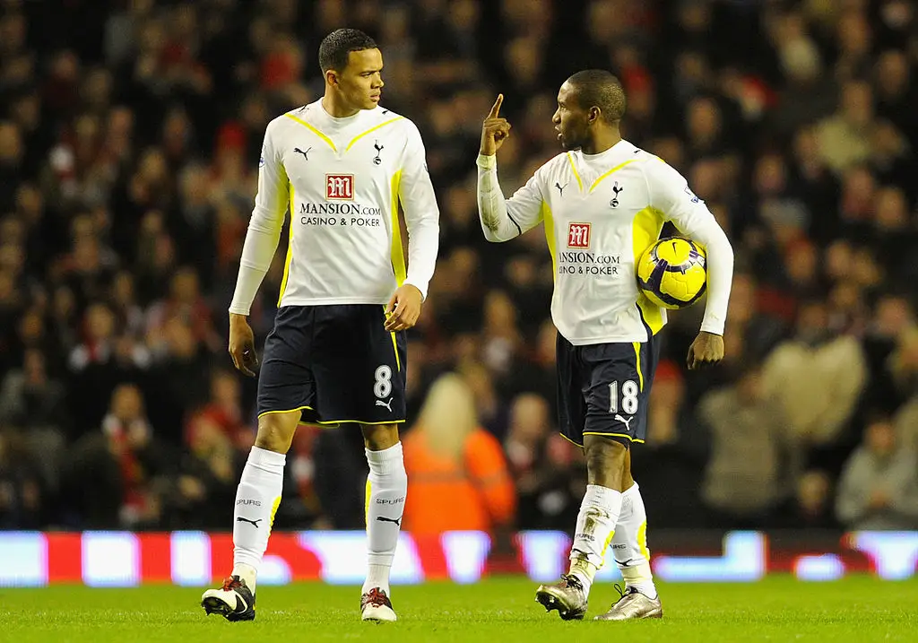 Jenas and Defoe played together at Tottenham (Image: Getty)