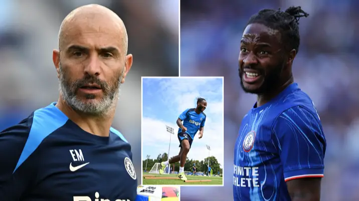 Chelsea 'source' reveals what Enzo Maresca told Raheem Sterling in training before leaving him out of squad